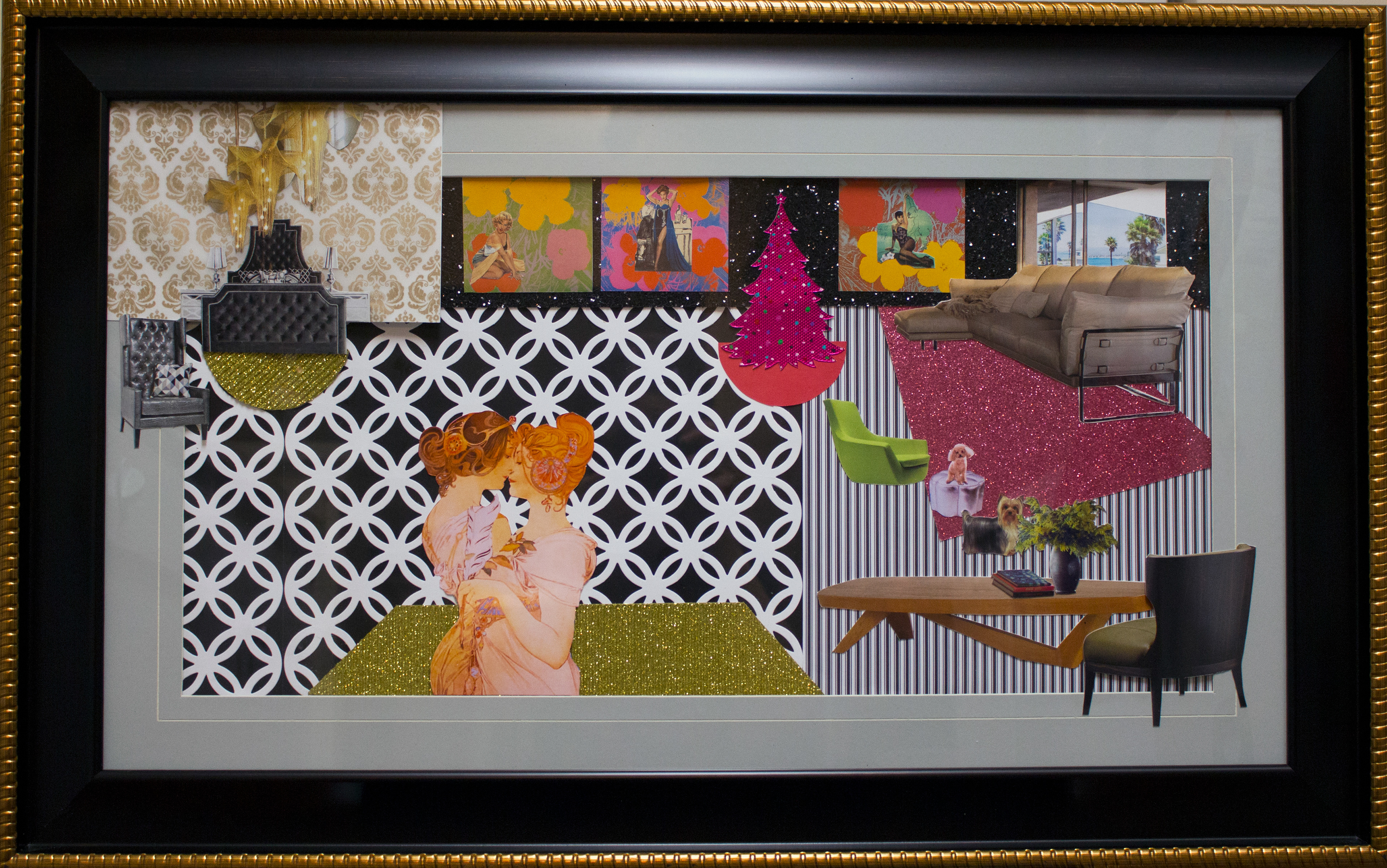 Our Place, Too, Mixed Media Collage