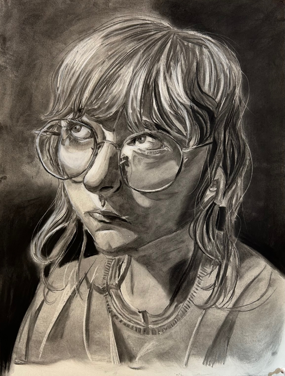 Charcoal on Paper
