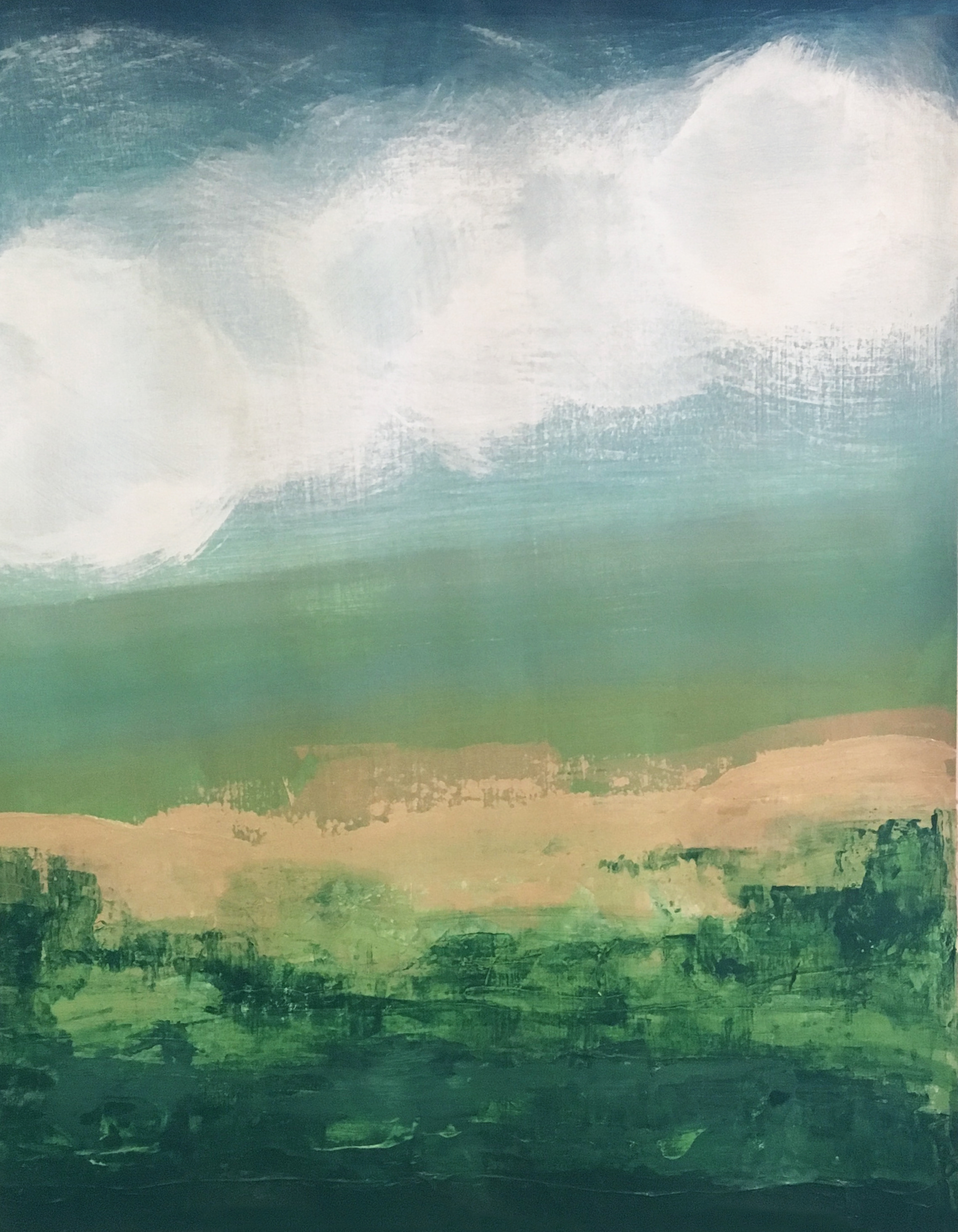 Southeast 1, Acrylic on Paper, 11 x 14 in.