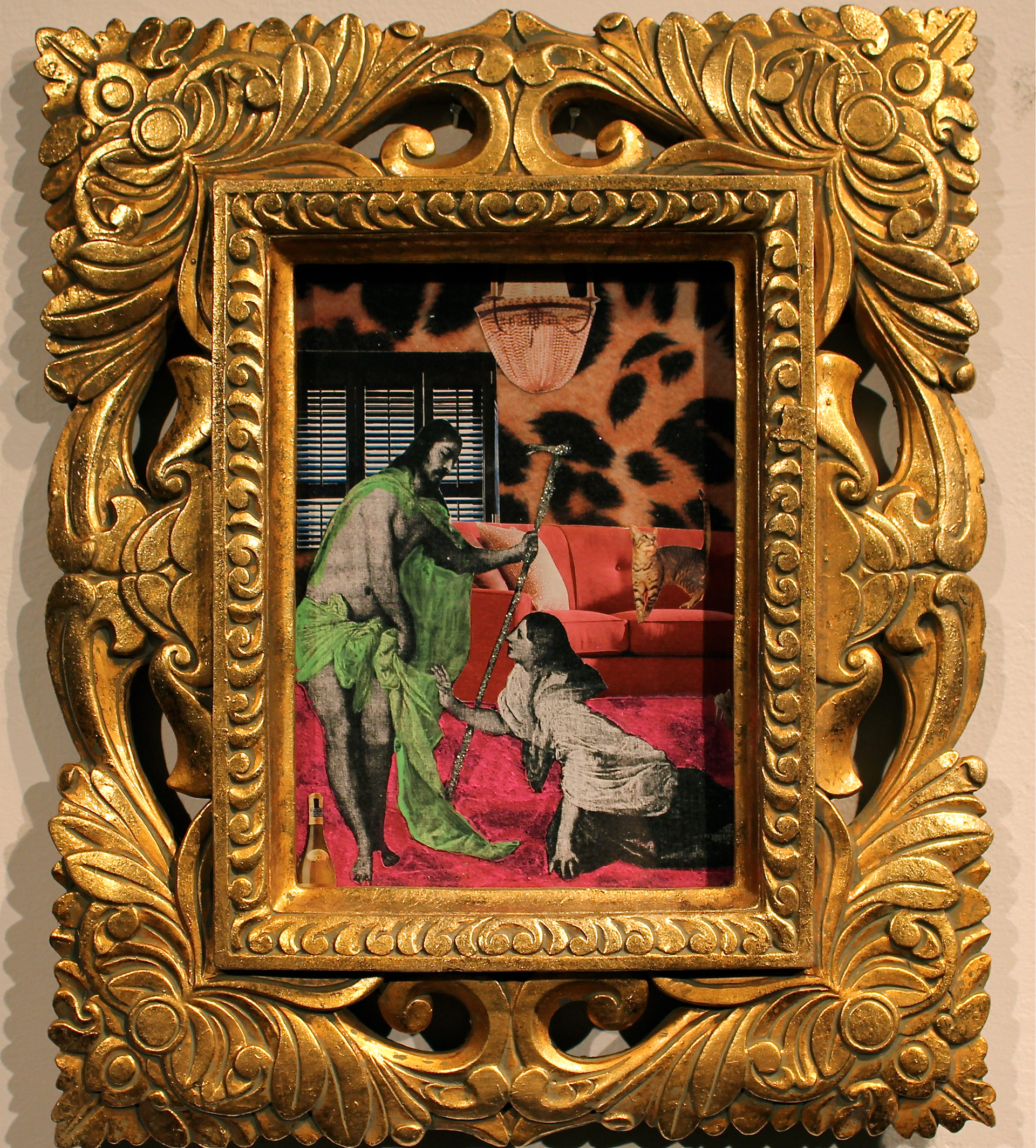 Does This Look Infected..., Mixed Media Collage