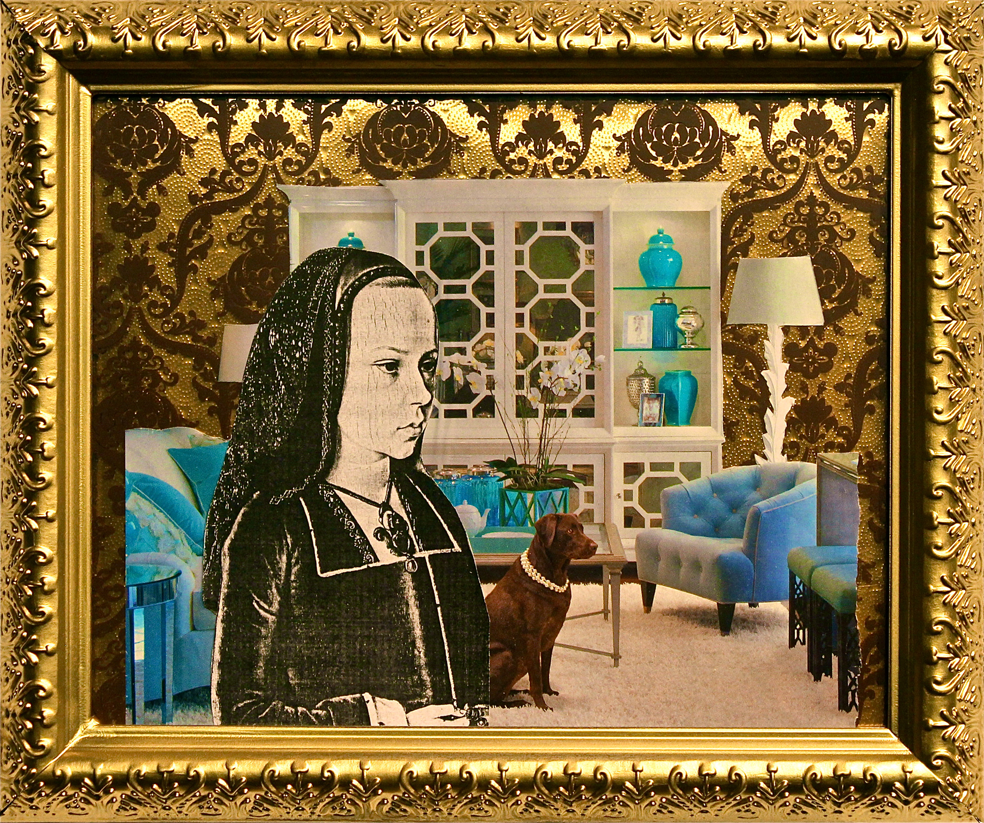 ...hello?, Mixed Media Collage