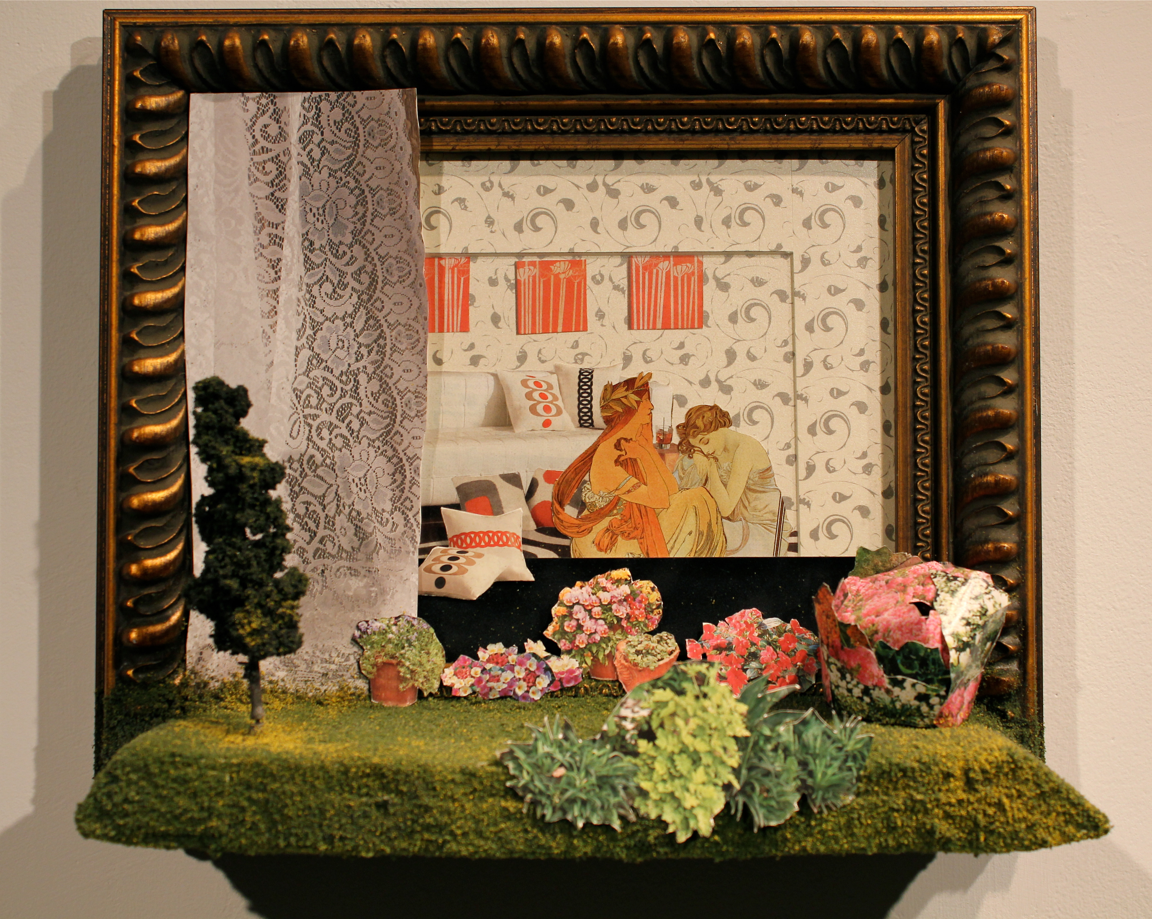 Inside Out, Mixed Media Collage