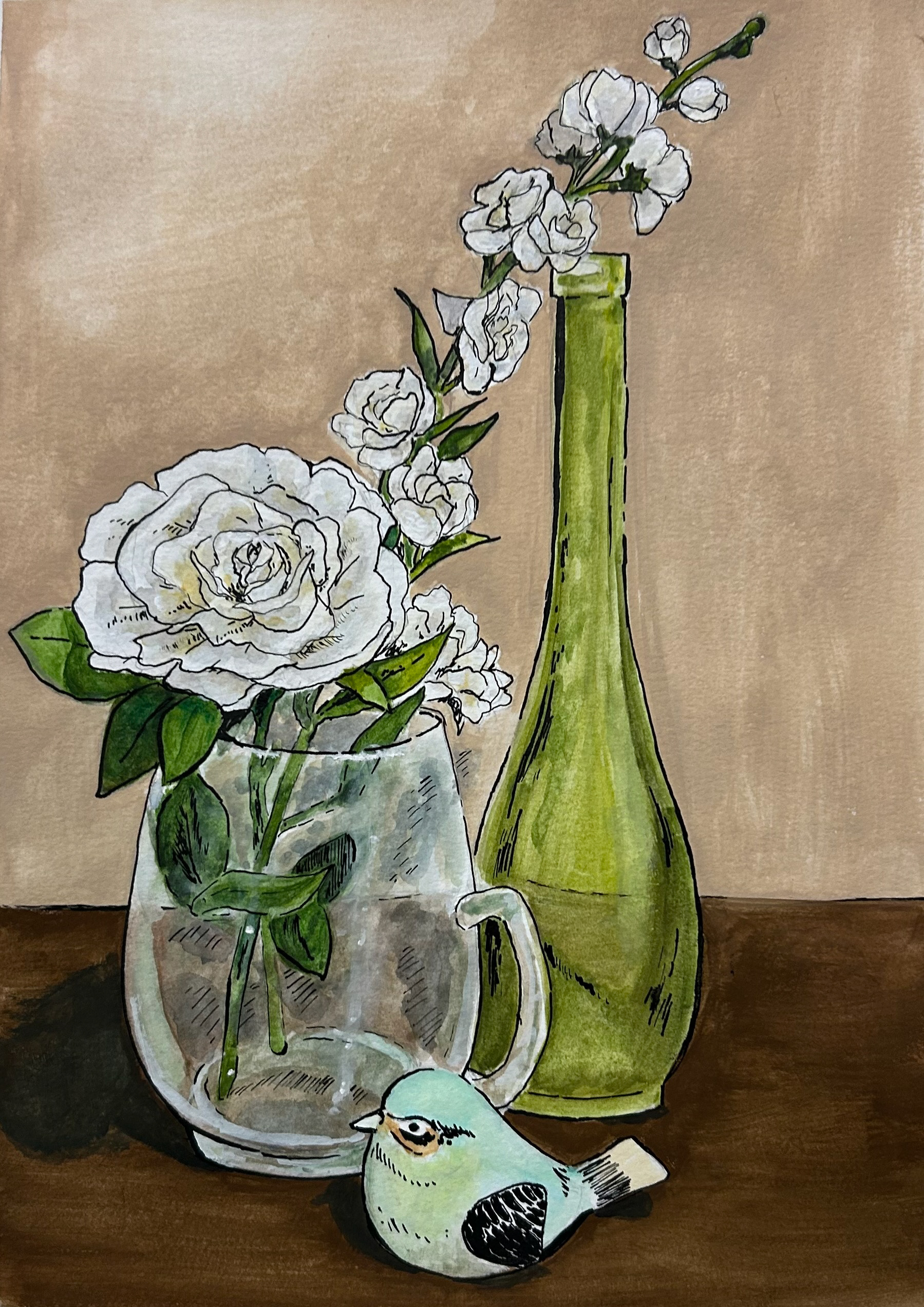 Mixed Media on Paper
