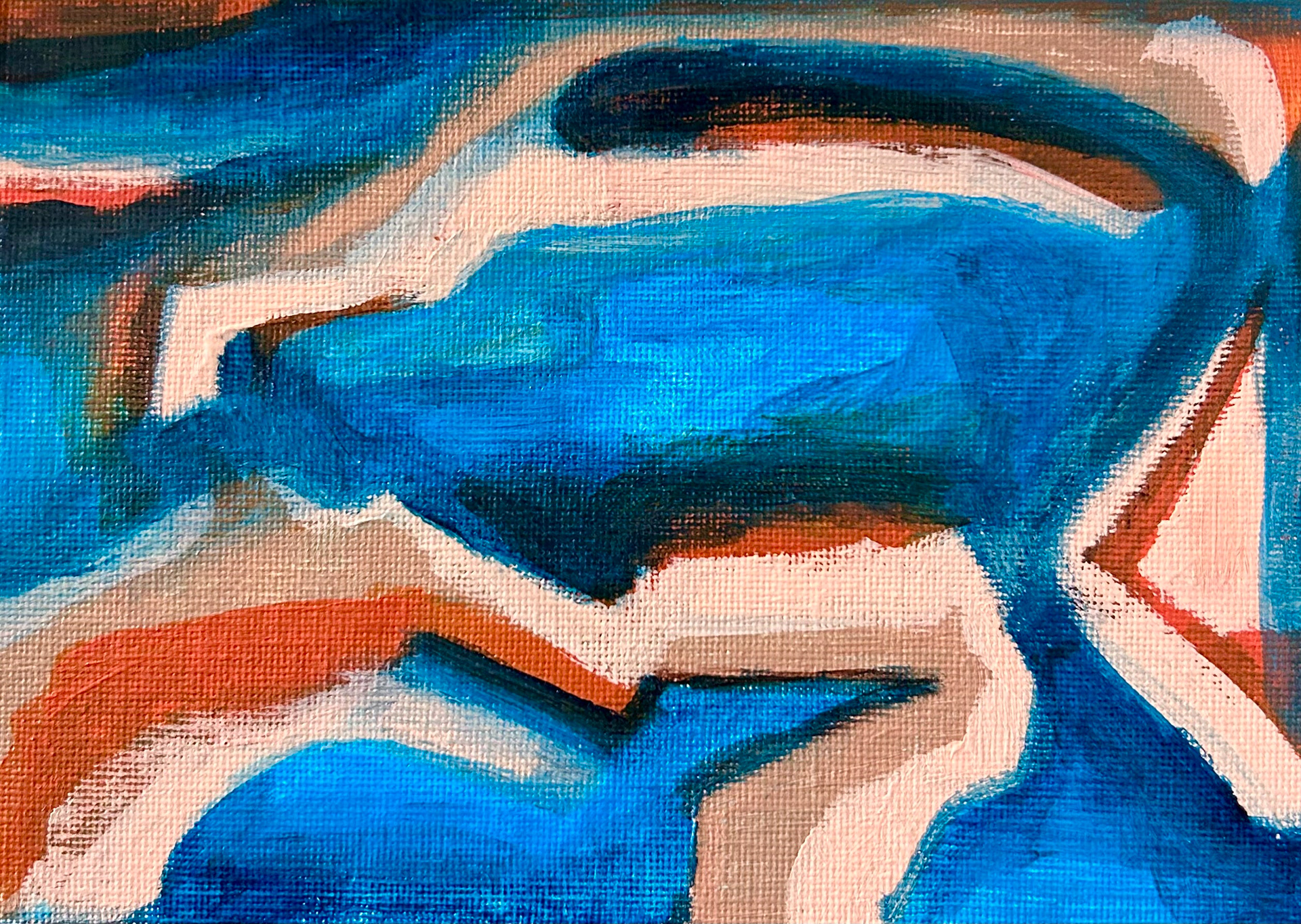 Waterways 2, Acrylic on Canvas, 5 x 7 in.