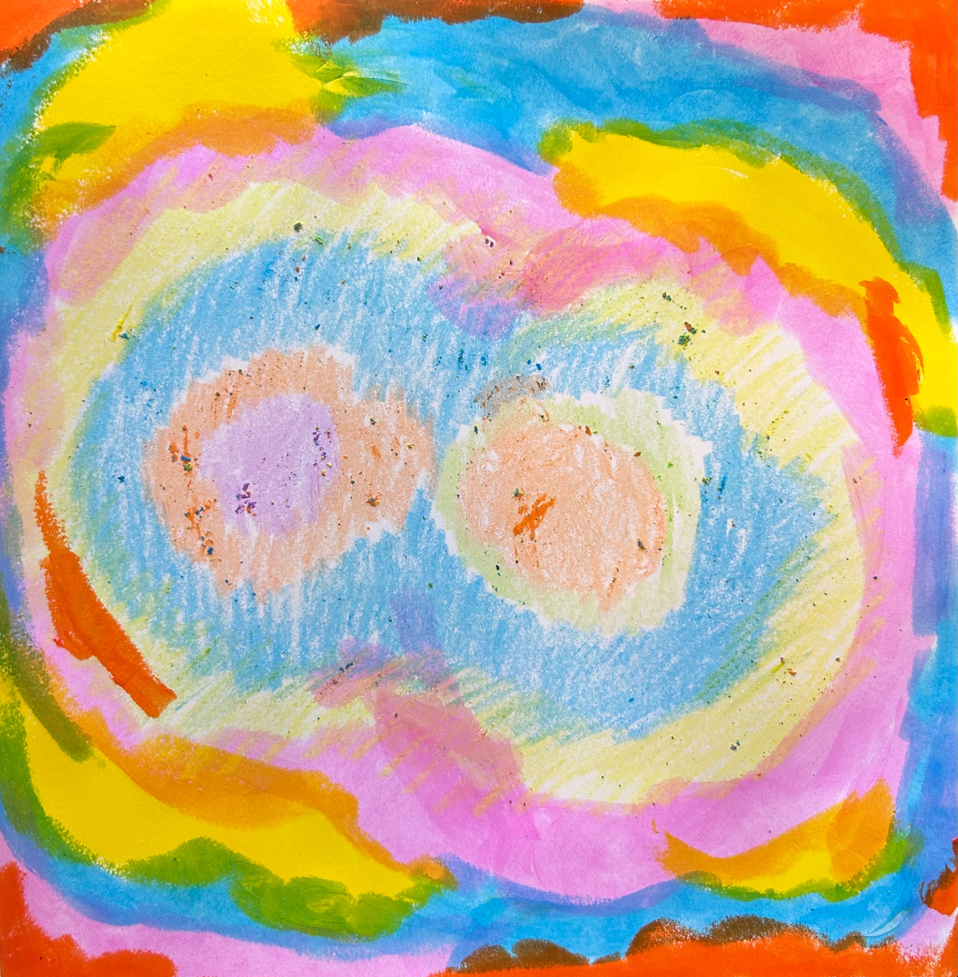 Manifesting 1, Mixed Media on Paper, 10 x 10 in.