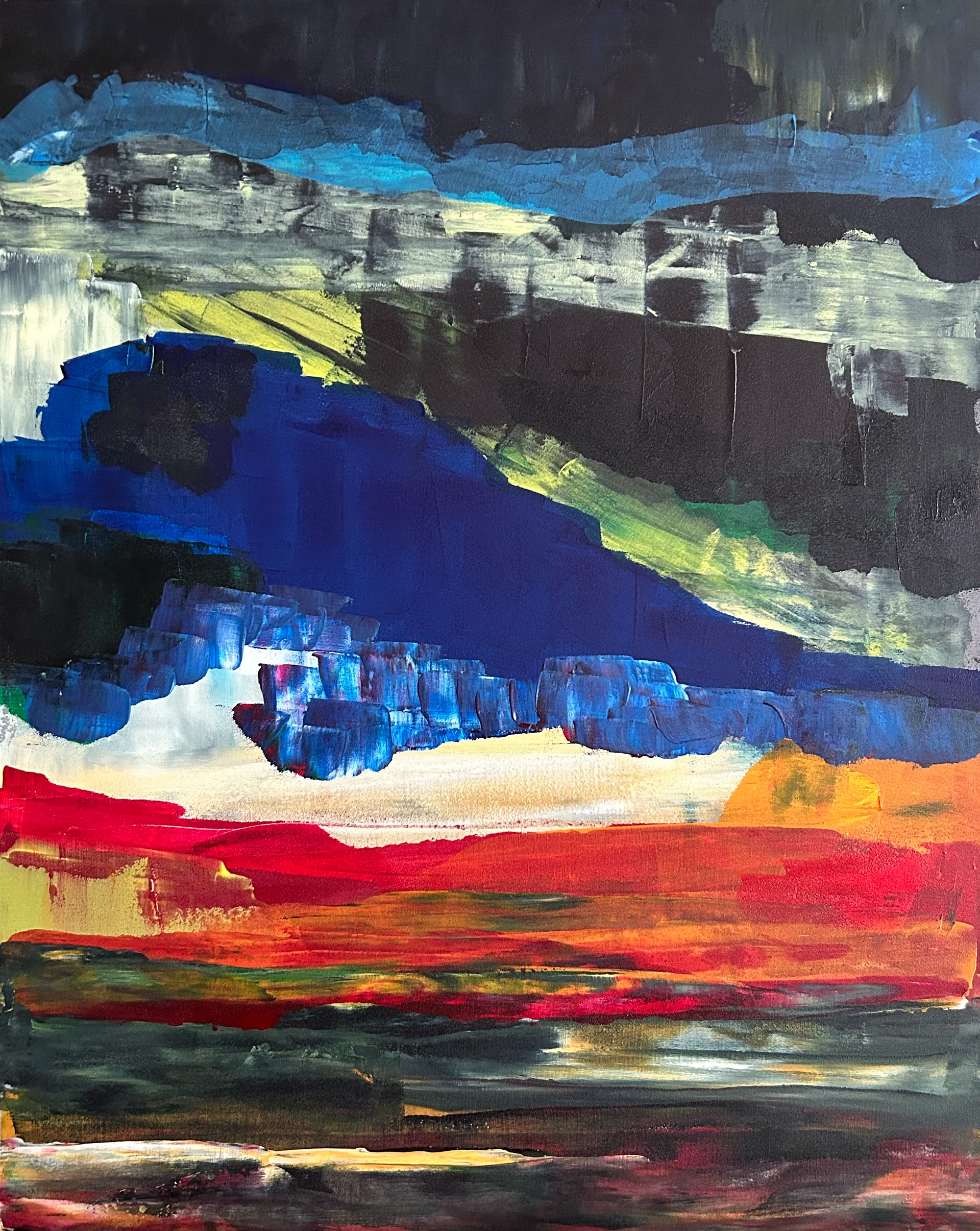 Palette 31, Acrylic on Board, 16 x 20 in.