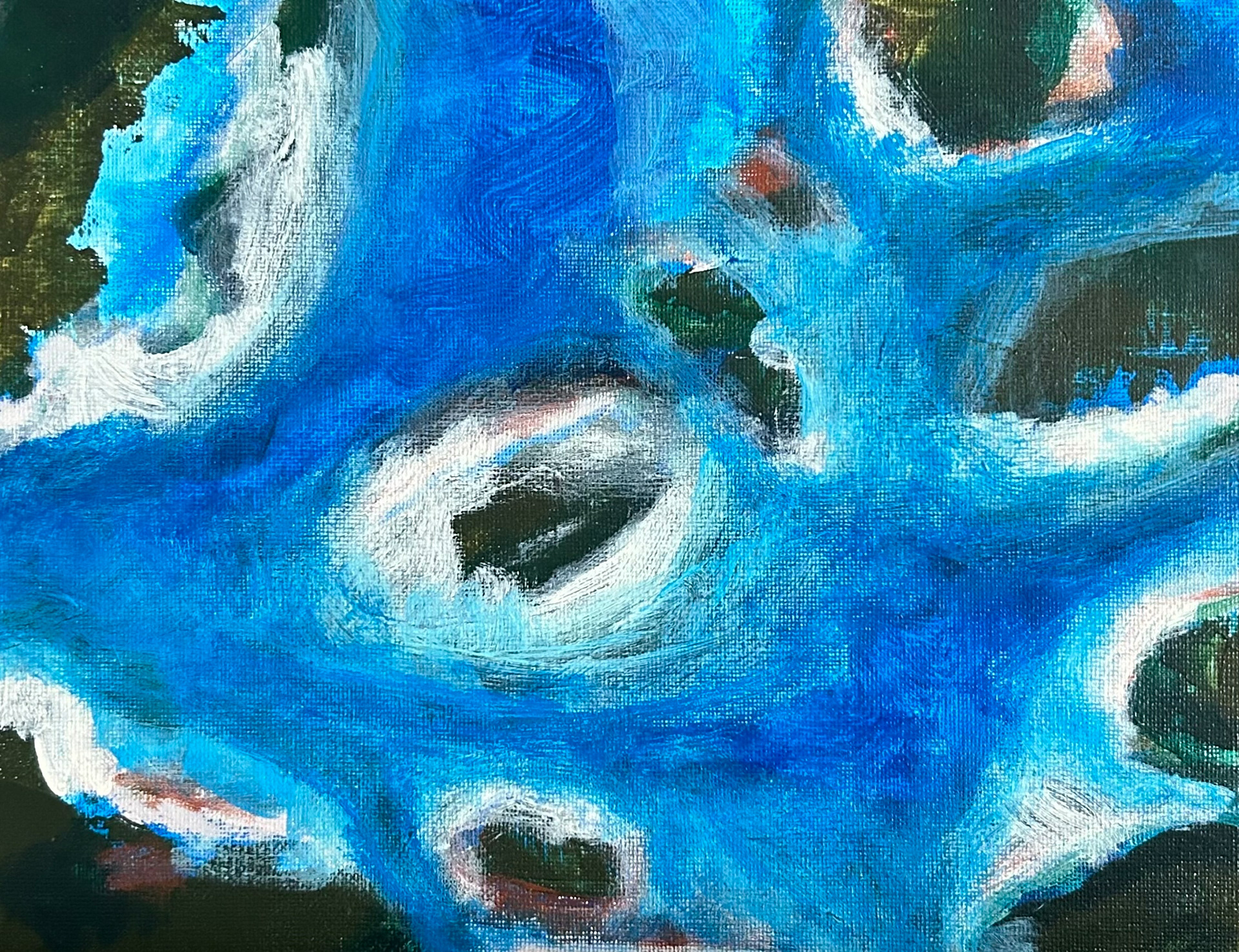 Waterways, Acrylic on Canvas, 8 x 10 in.