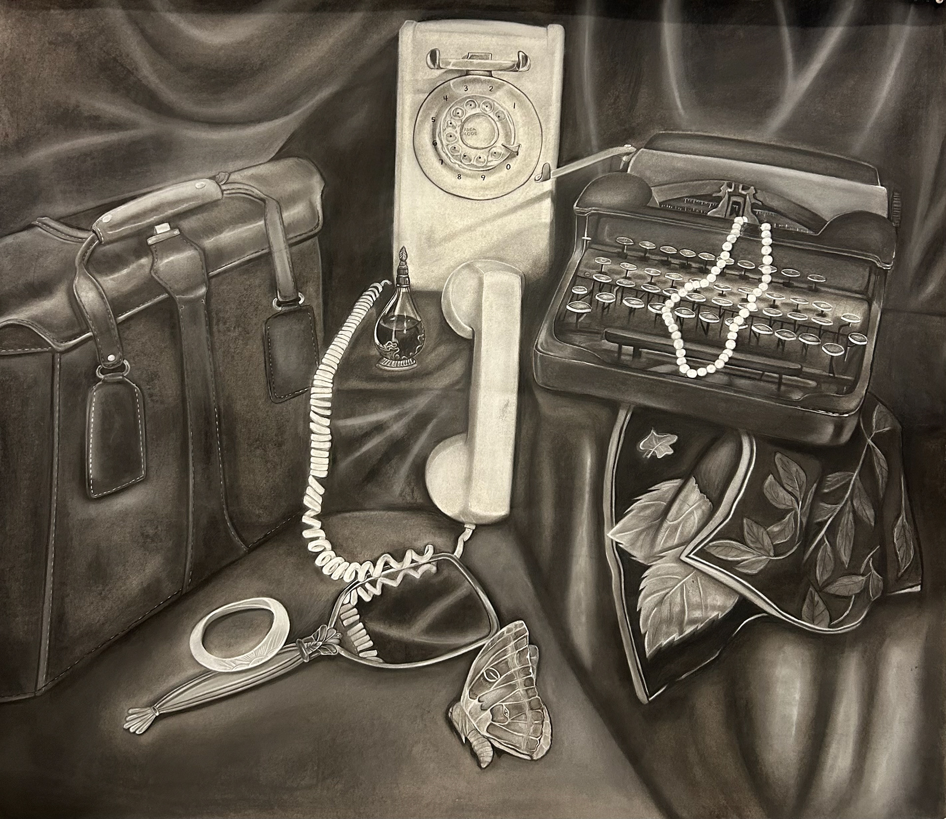 Charcoal & Pastel on Paper