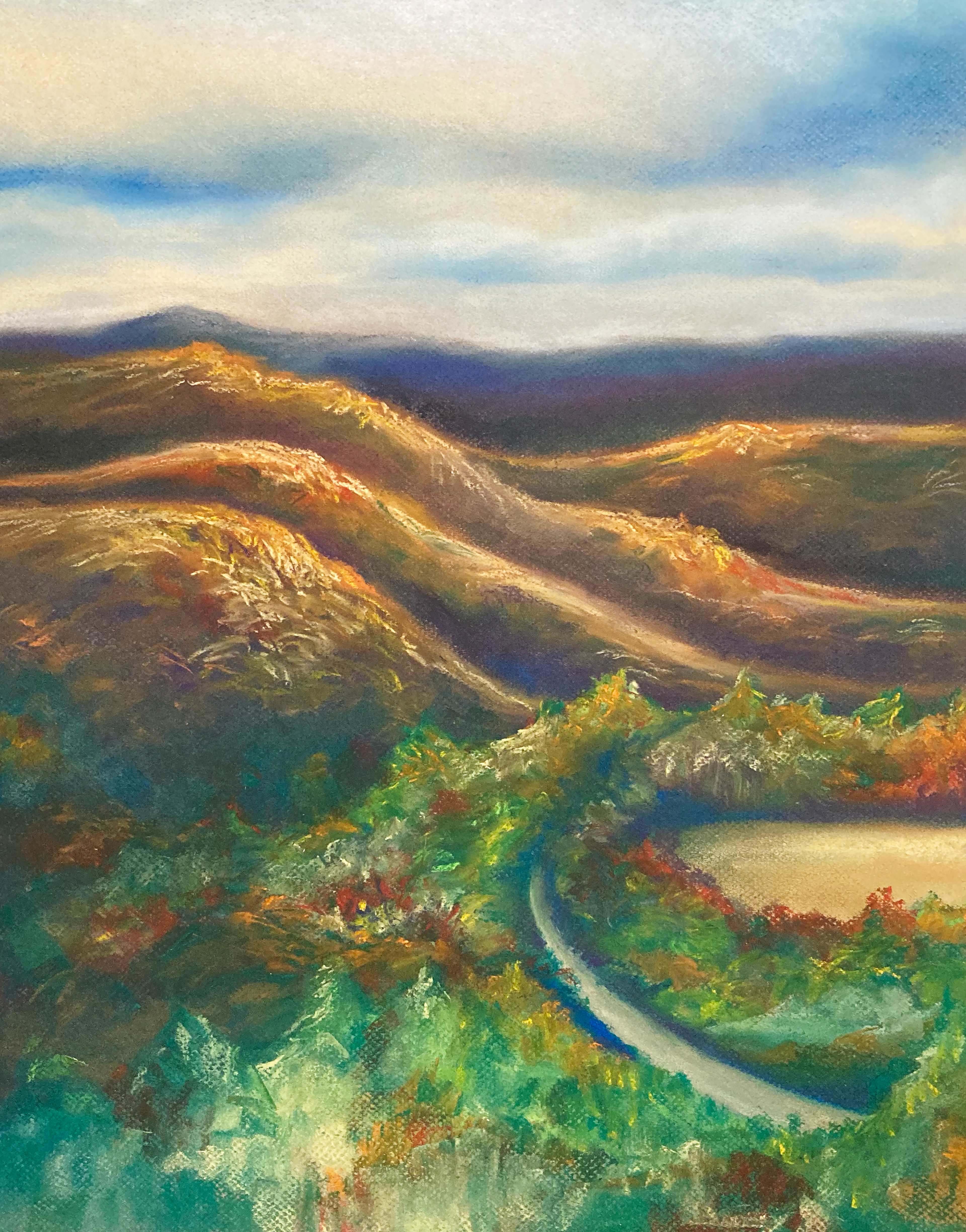 Eureka Springs 1, Soft Pastel on Mi-Teintes Board, 20 x 16 in.