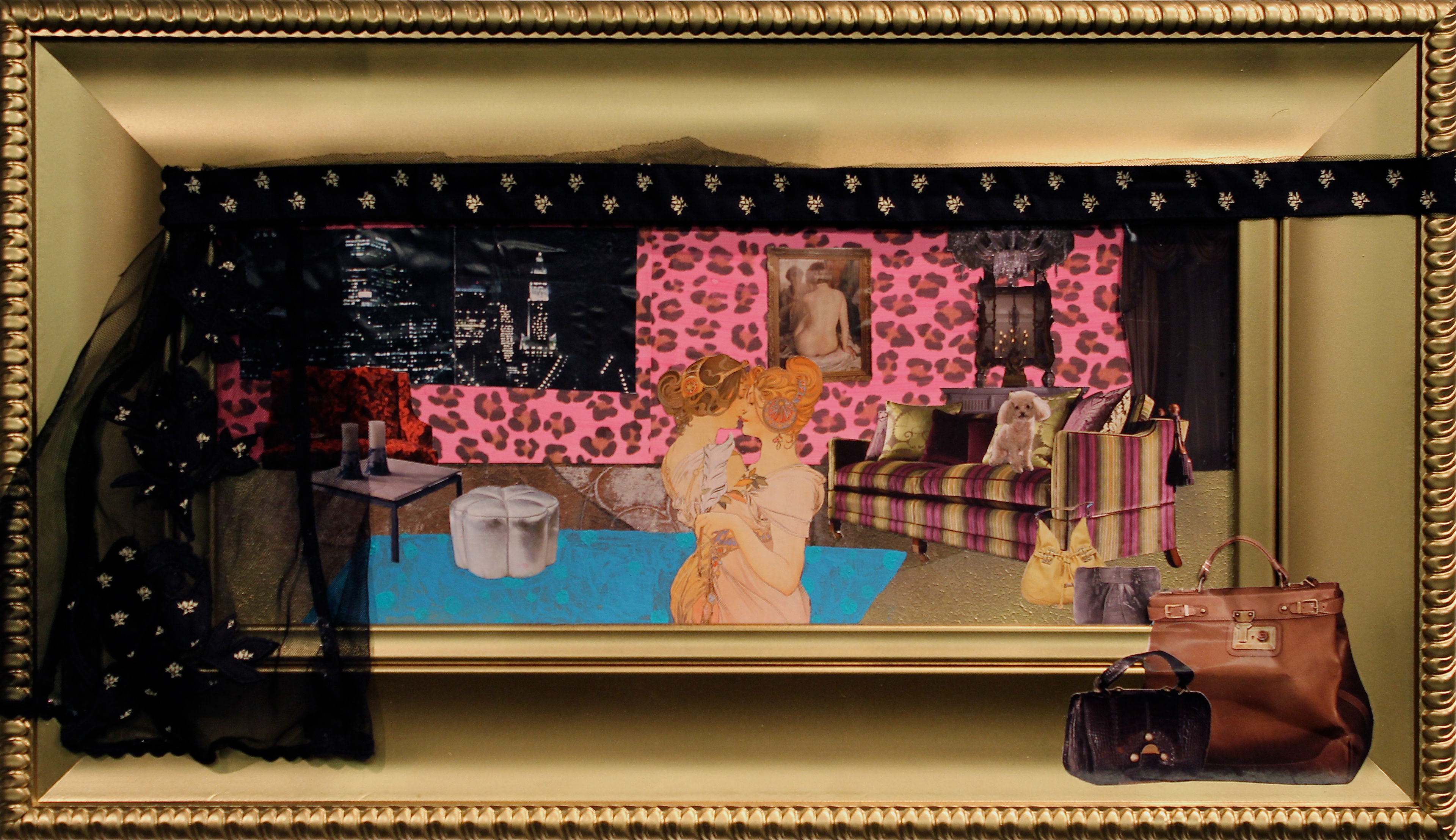 Our Place, Mixed Media Collage