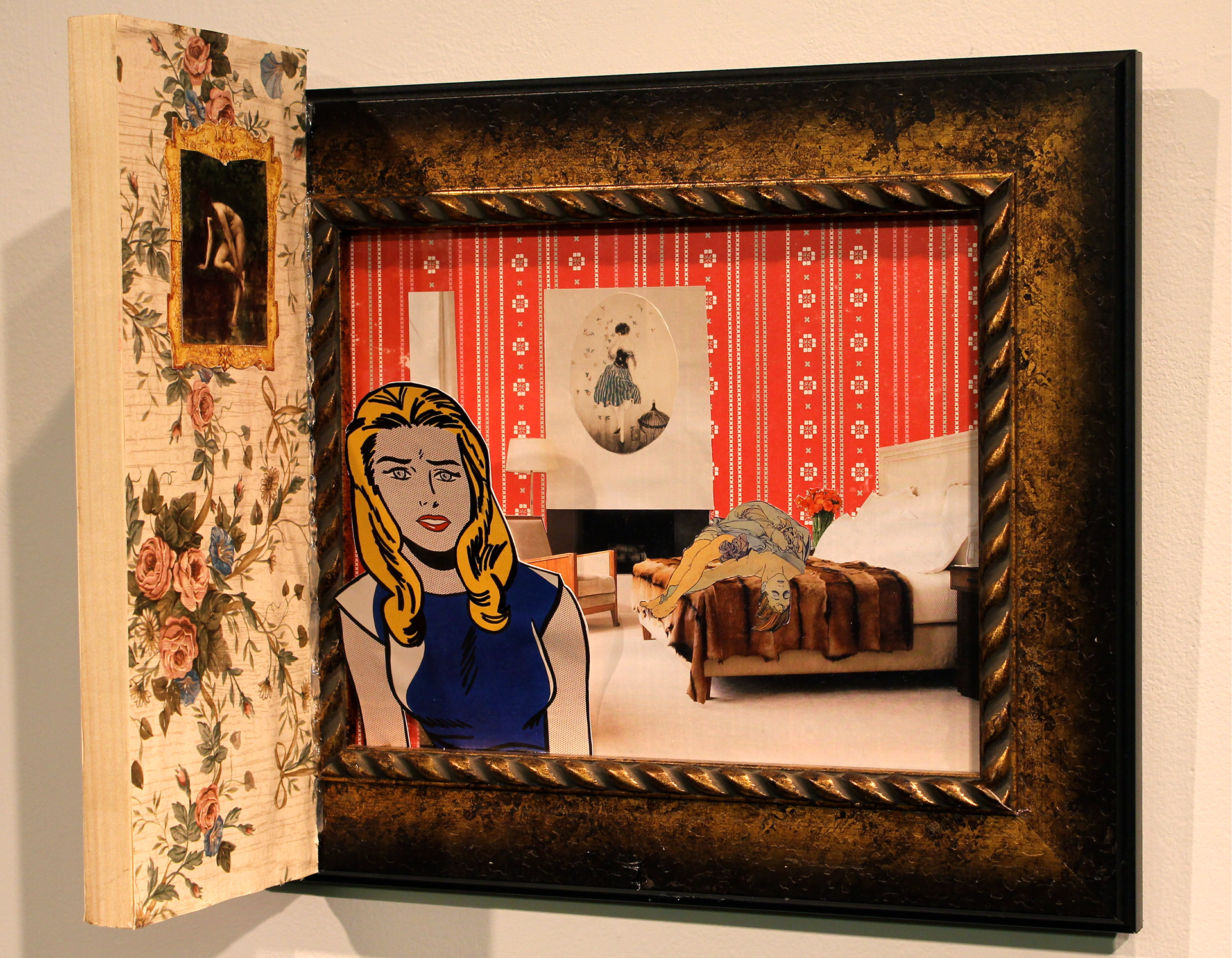 Blondes, Mixed Media Collage