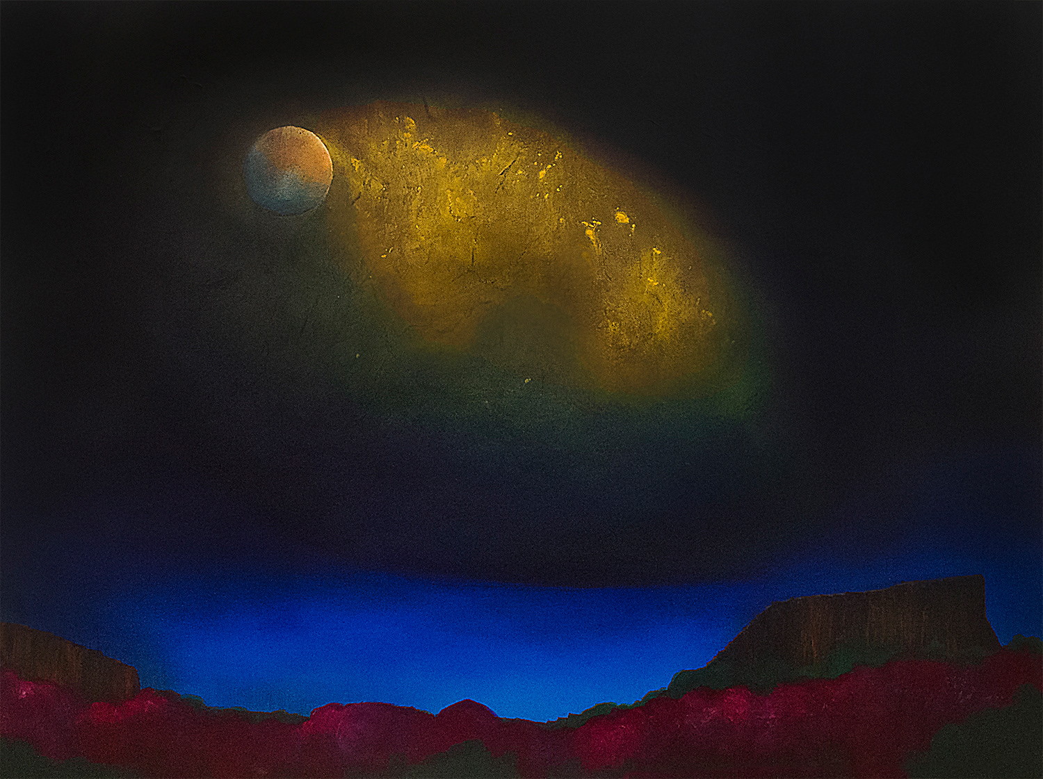 West No. 6, Acrylic on Canvas, 30 x 40 in.