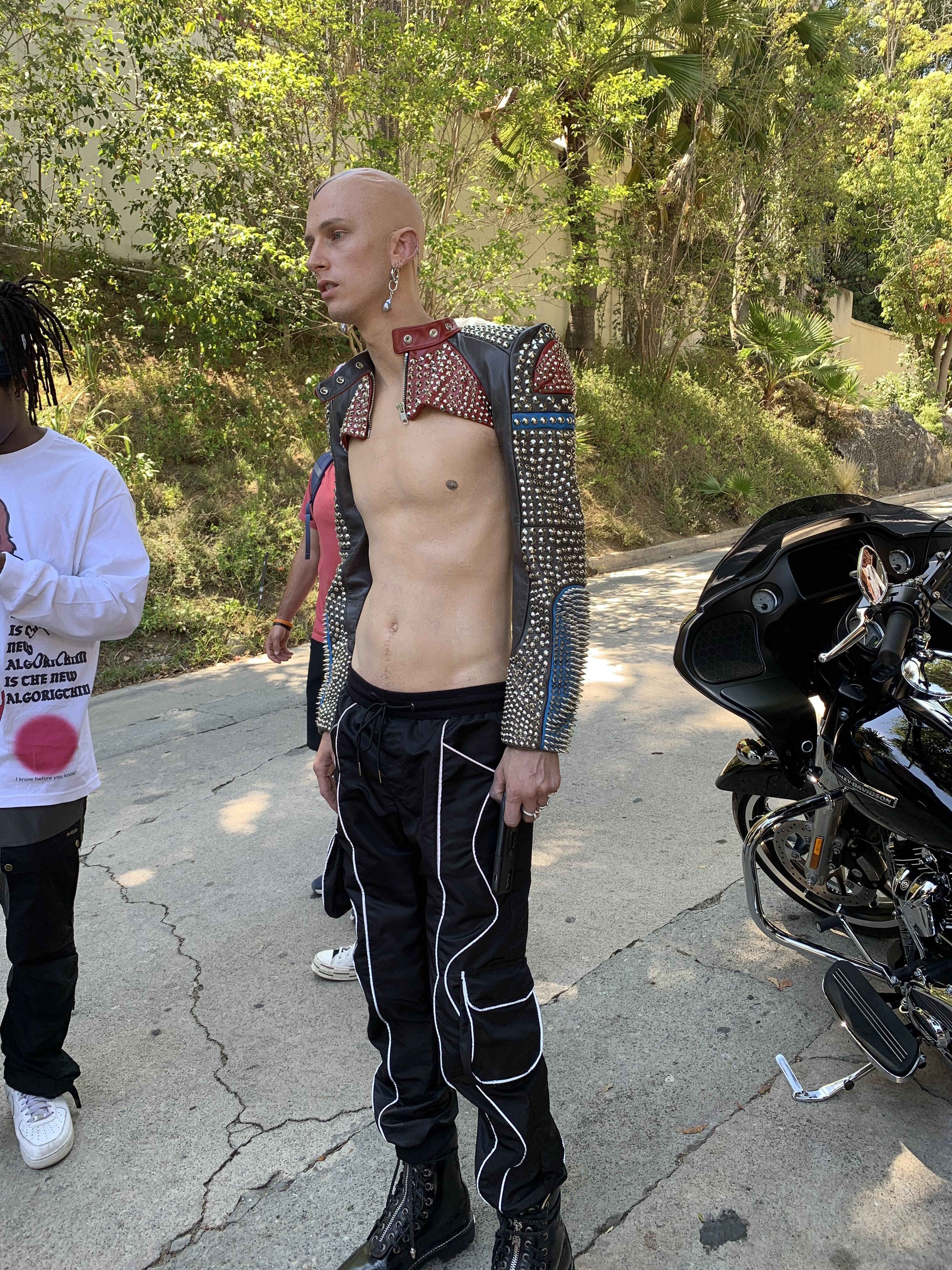 MGK  Bald cap and tatto cover