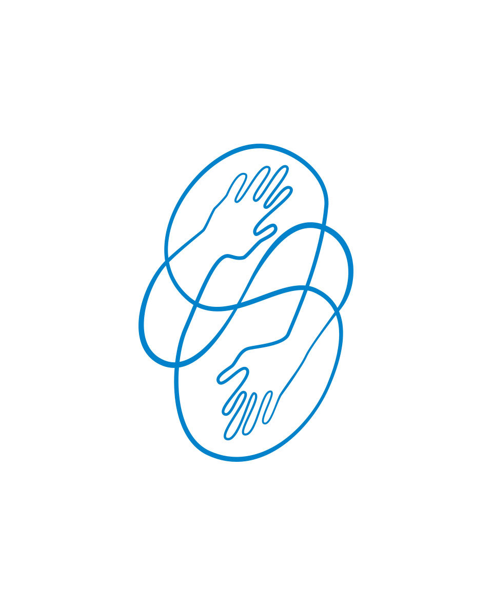 Dessin de forme pour le logo de l'association Cap Ailleurs