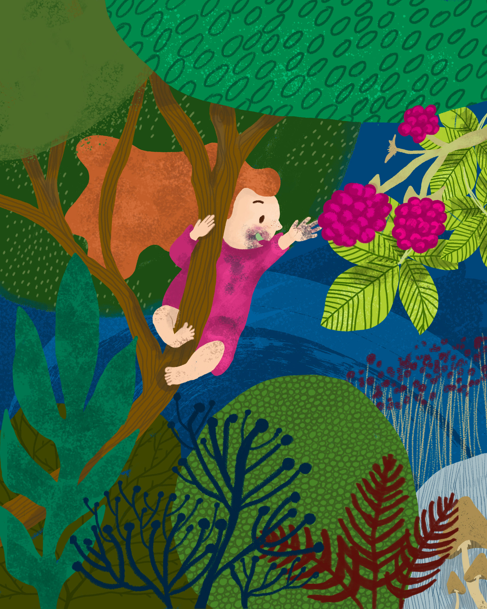 Illustration du conte Poucette