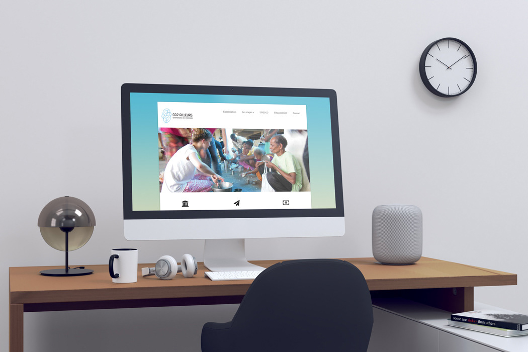 Site internet pour l'association Cap Ailleurs