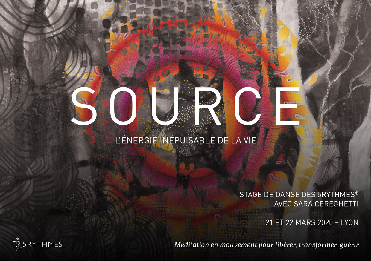 Flyer pour des stages de danse des 5Rythmes®