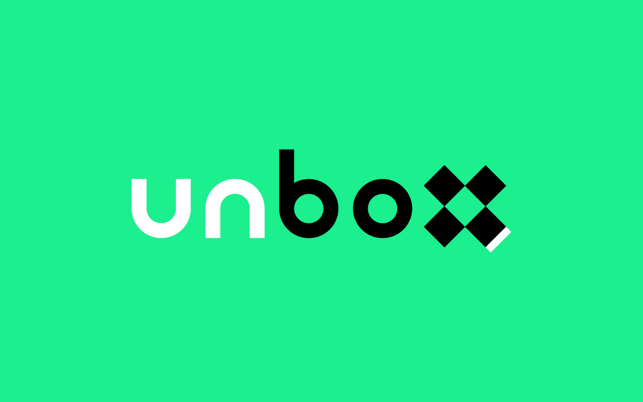 unbox logo (green background)