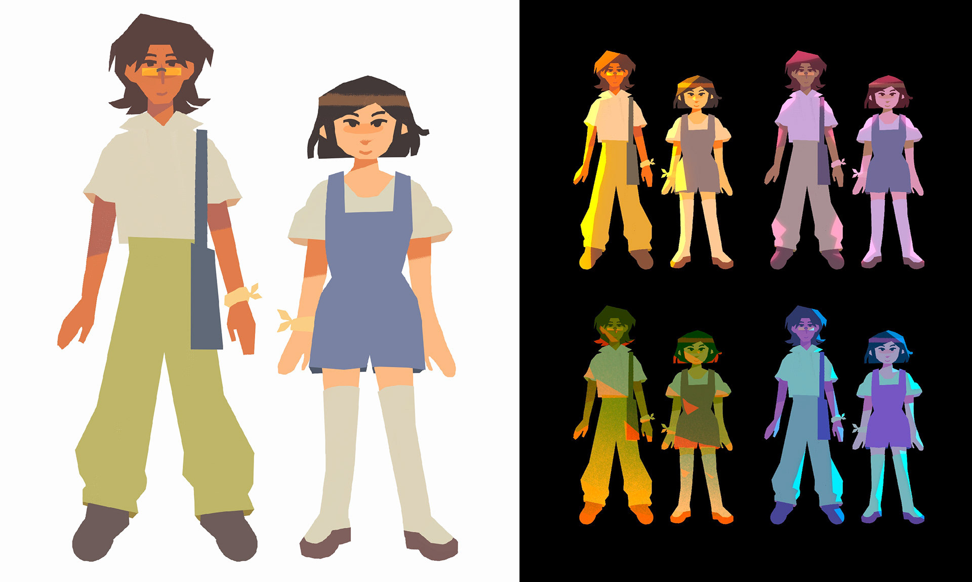 "One Last Time" Character Color Tests