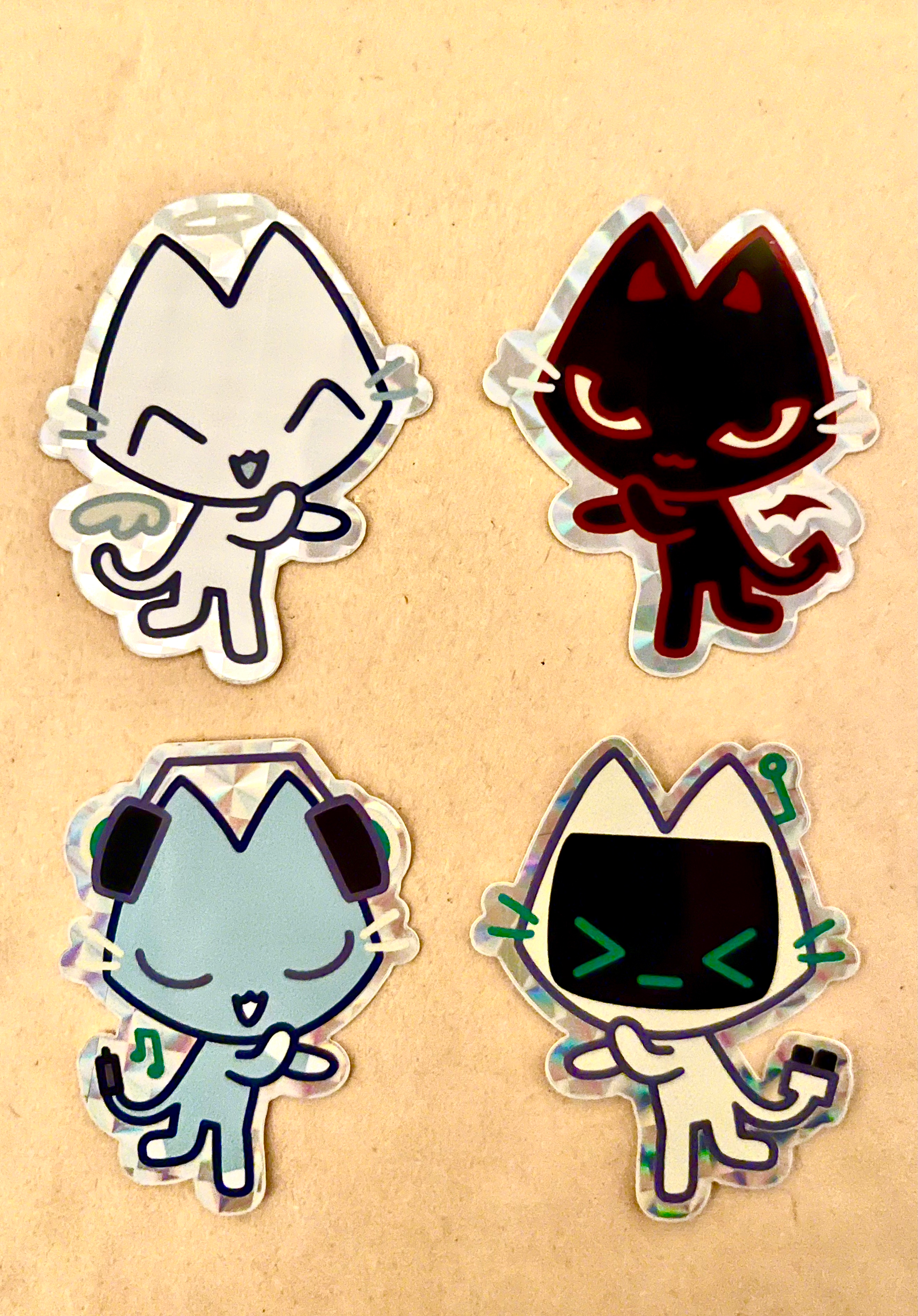 sticker cats