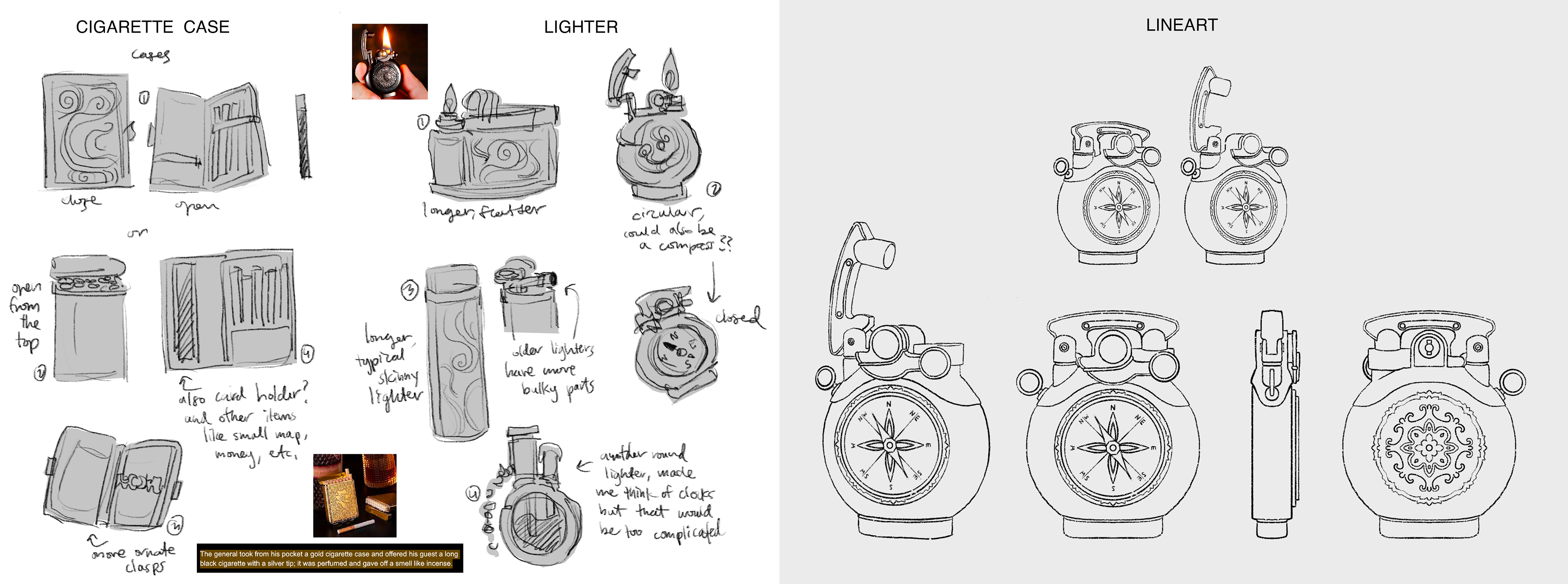 Lighter+Compass Prop Exploration