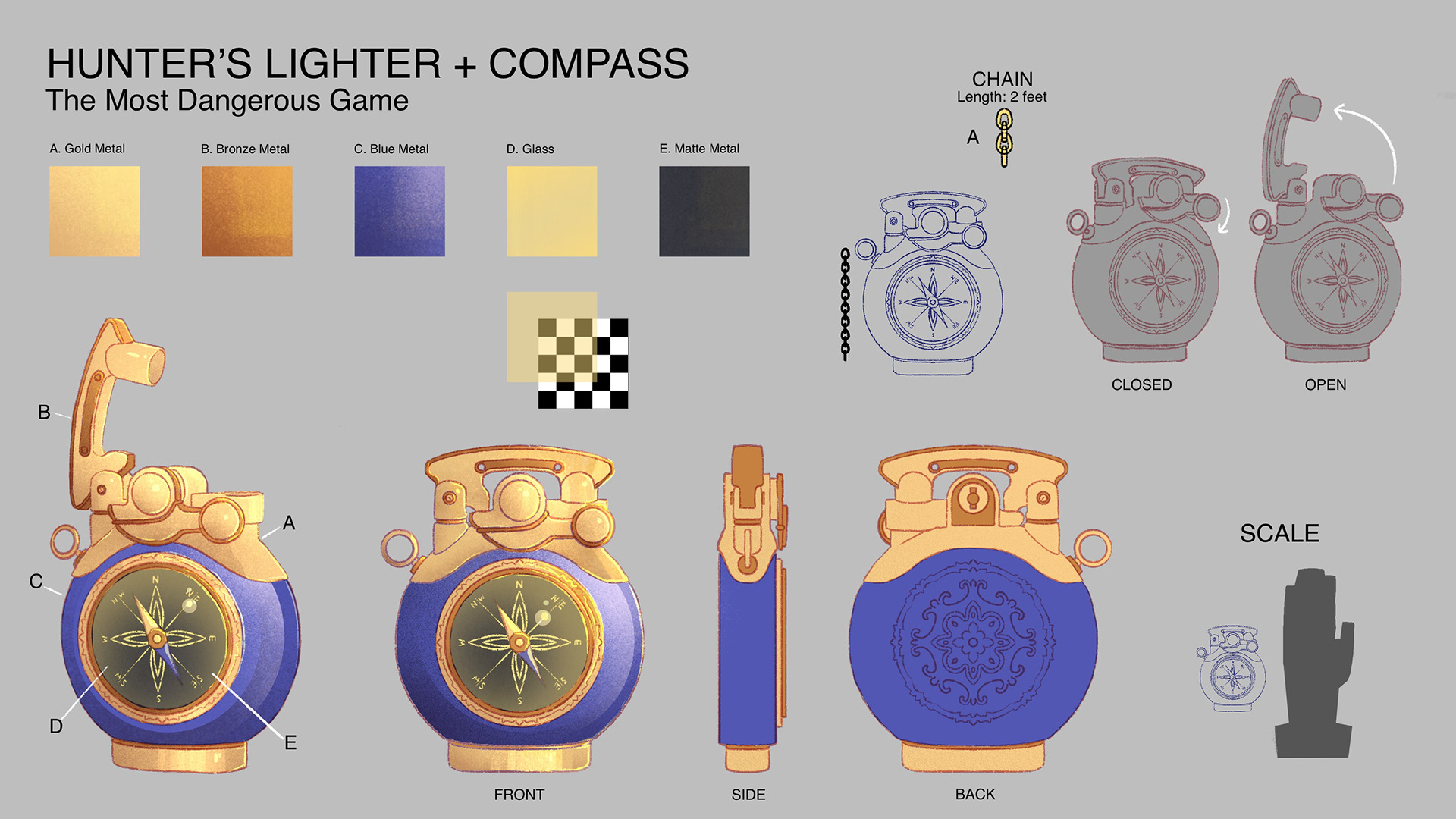 Prop Design: Lighter + Compass