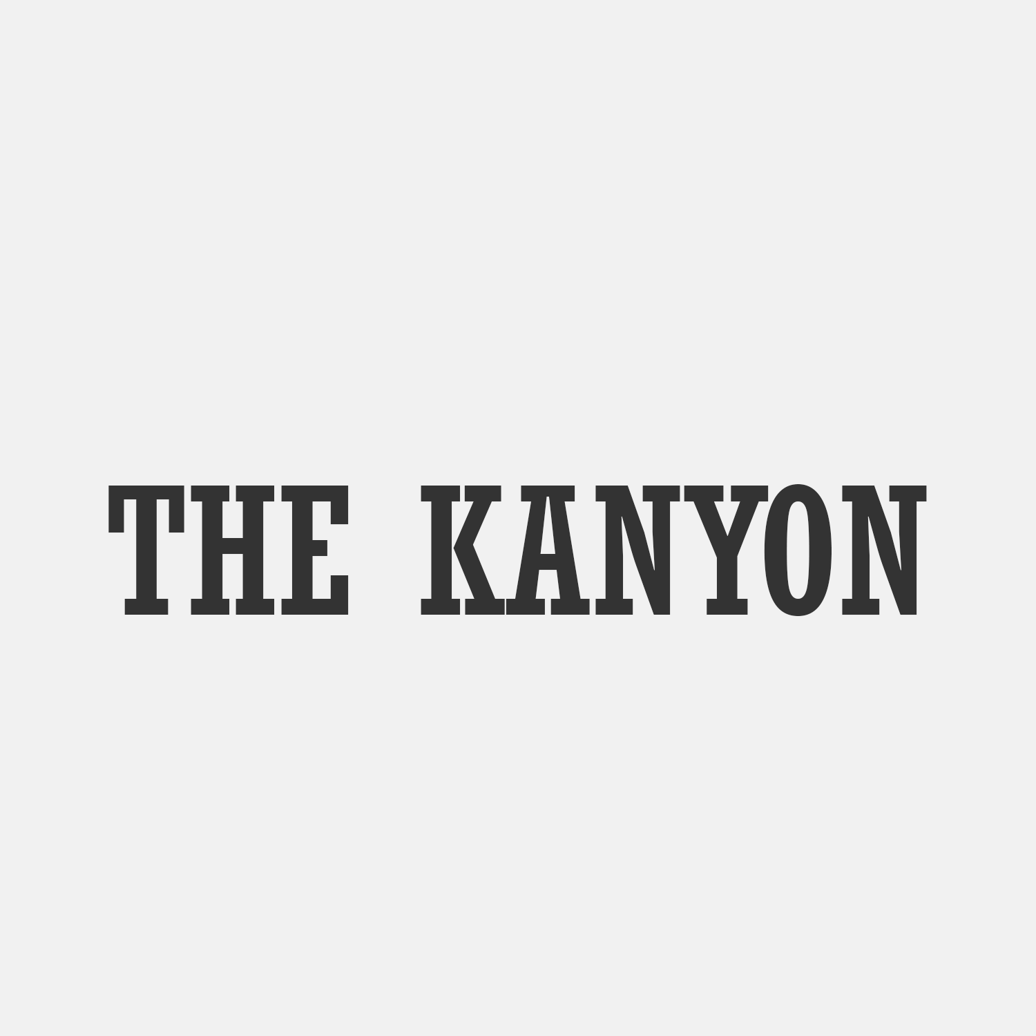 The Kanyon Wordmark (2020)