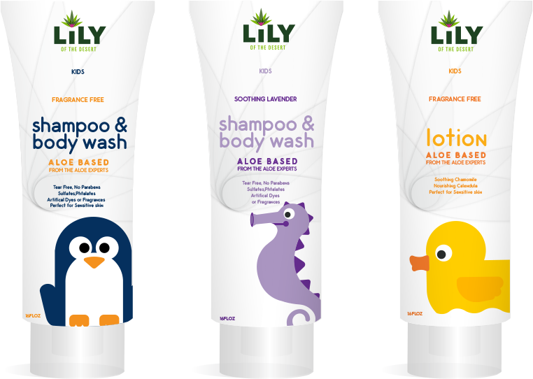 Lily of the Desert Aloe Vera Package Design