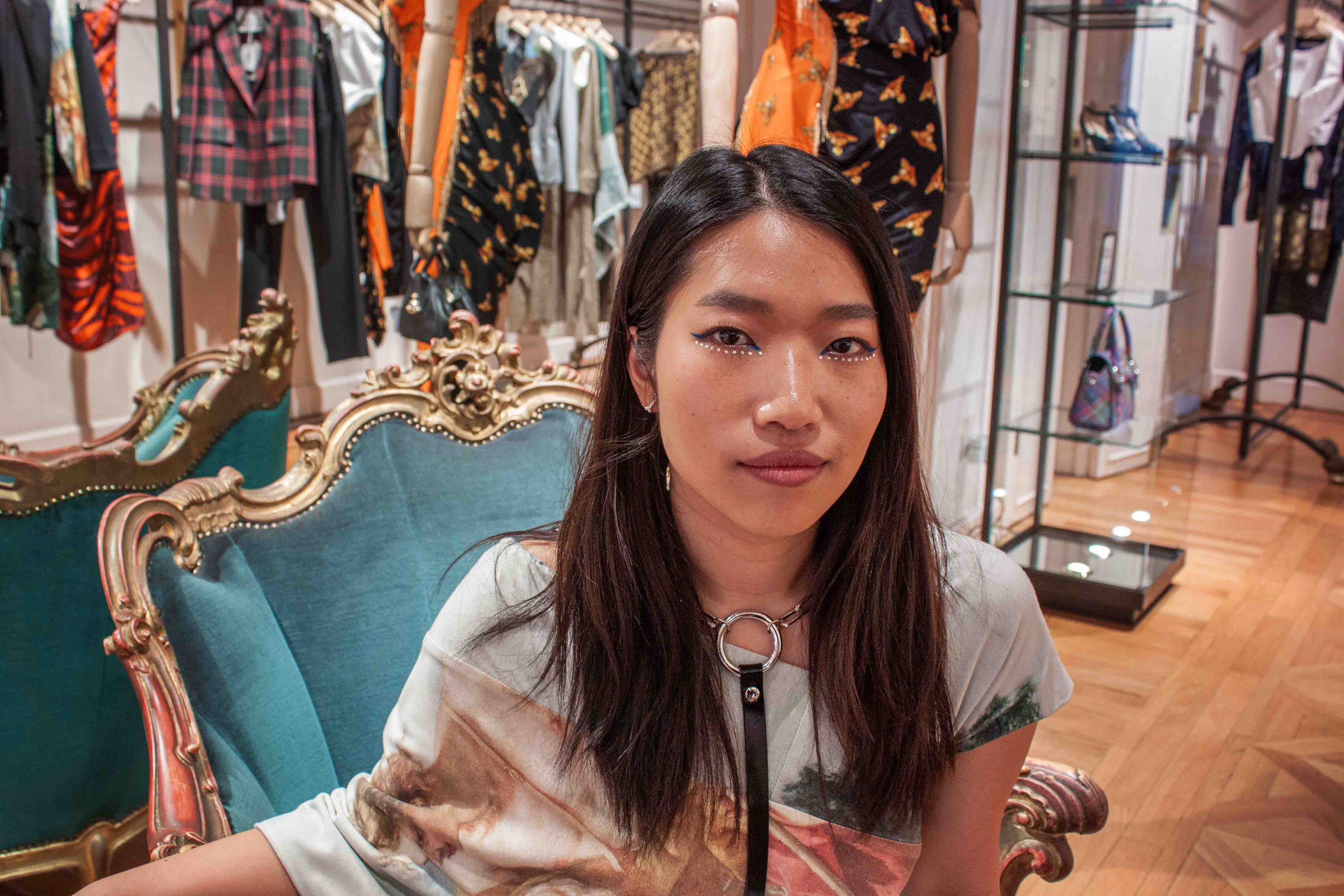 Portrait of a Vivienne Westwood employee