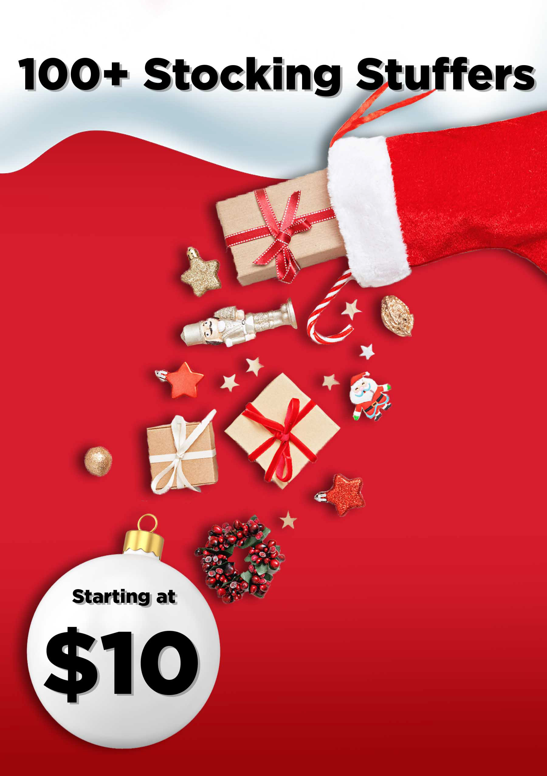 Spirit Christmas window cling design
