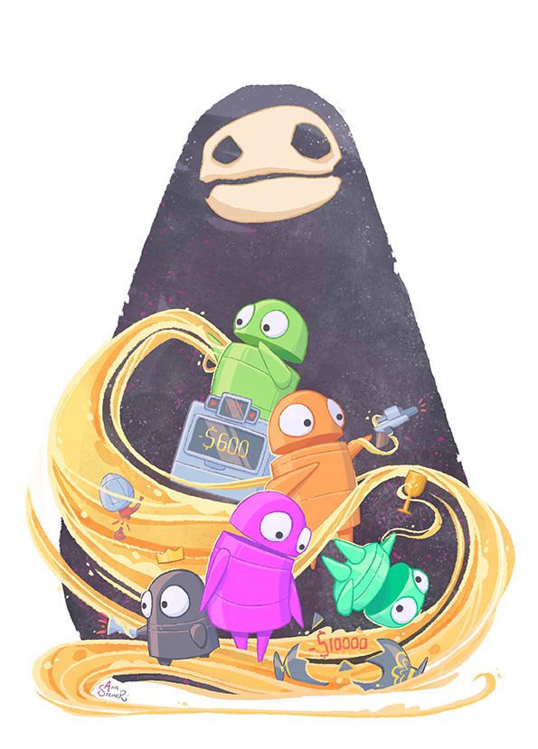 2025 - REPO fan art (Personal project)