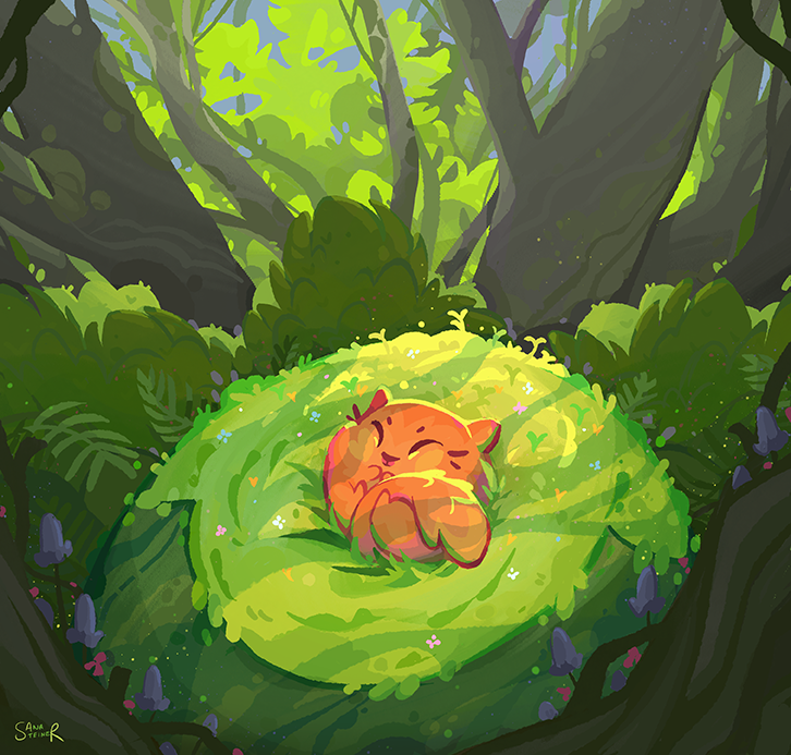 2025 - Dormouse - Dartmoor inspired illustration (Personal project)