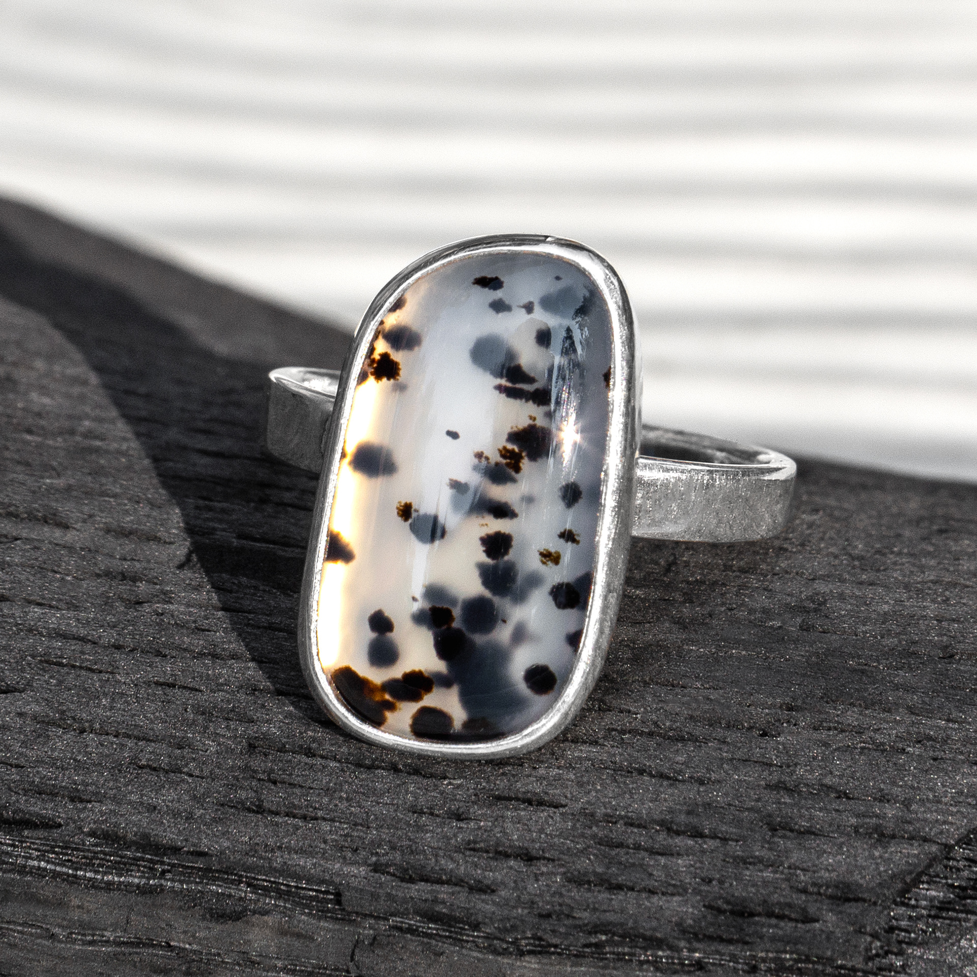 wildcat montana agate ring