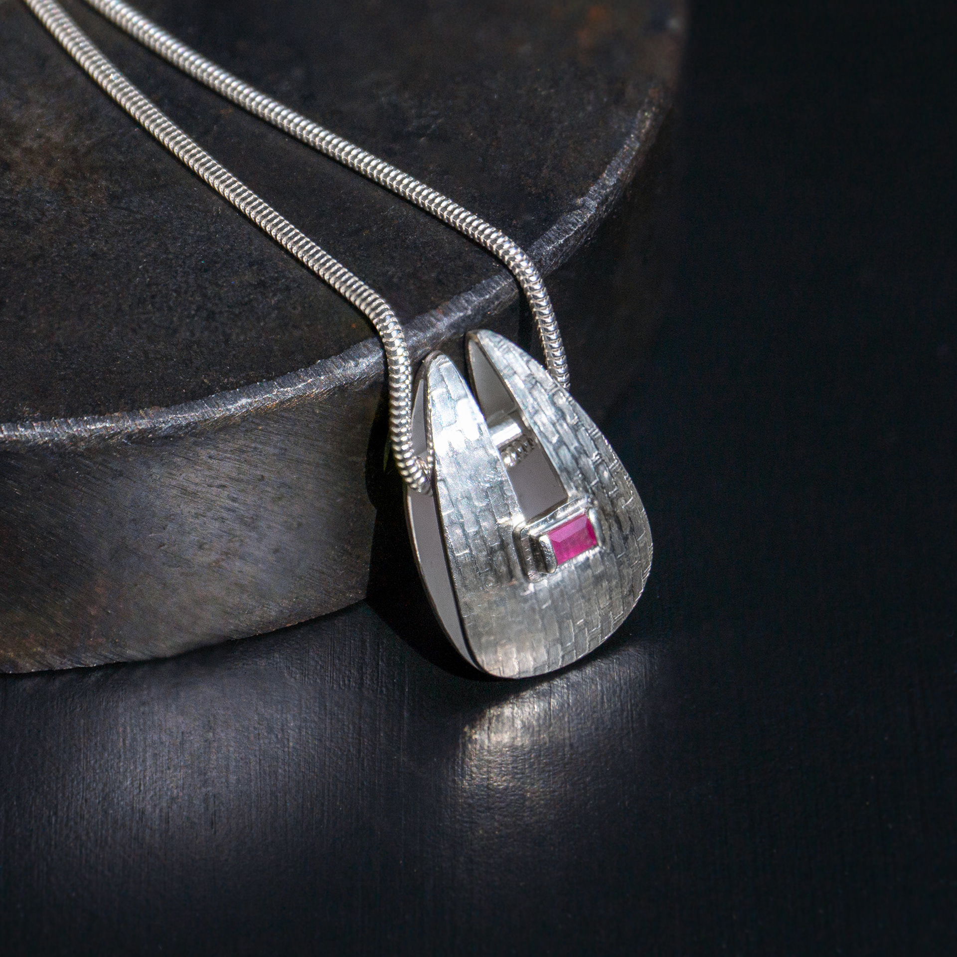 ruby Anubis necklace