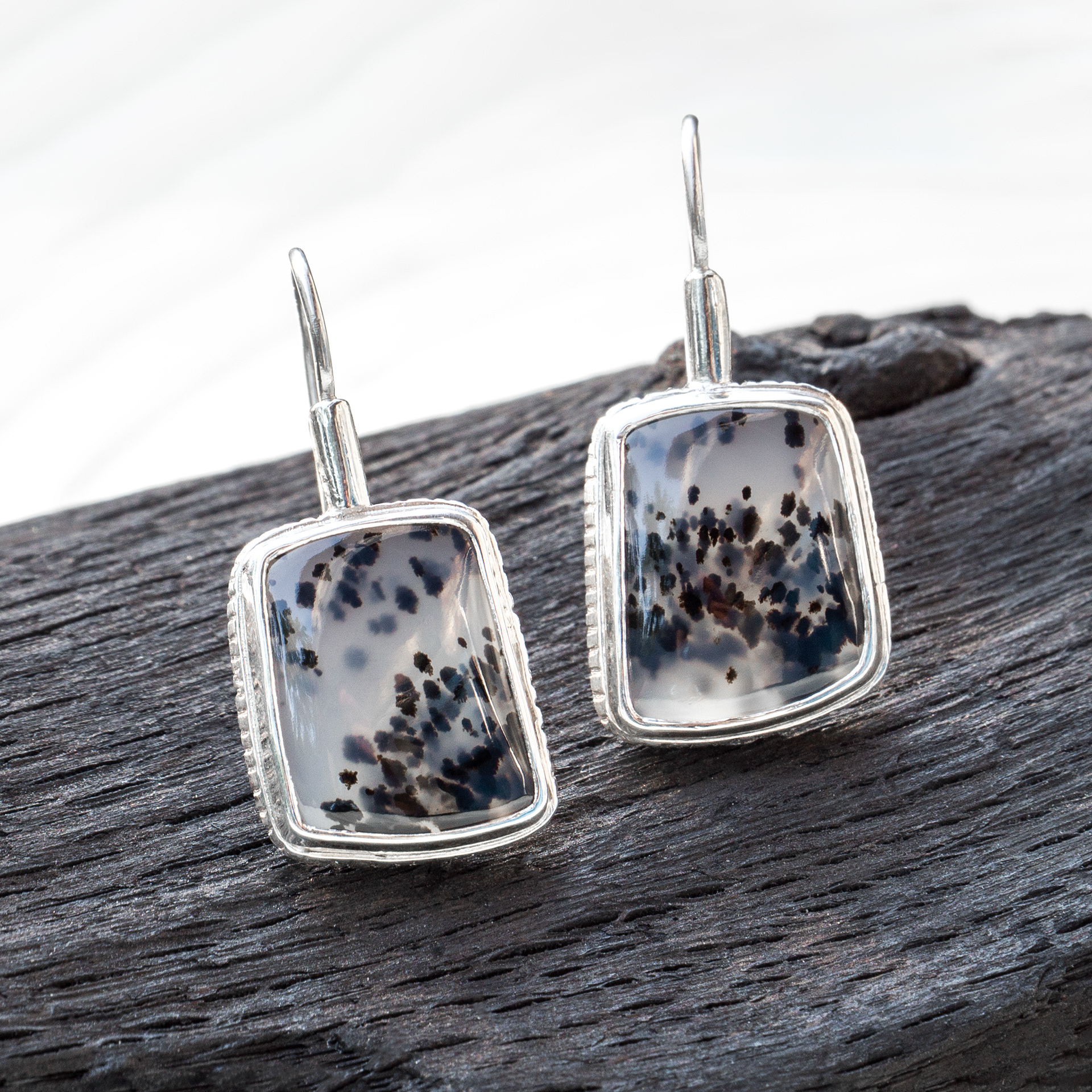 open backed montana agate drops