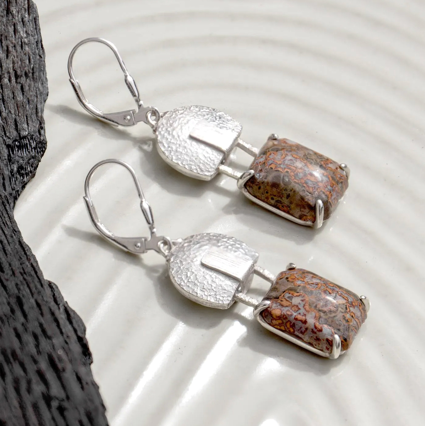 leopard skin jasper moon goddess drops