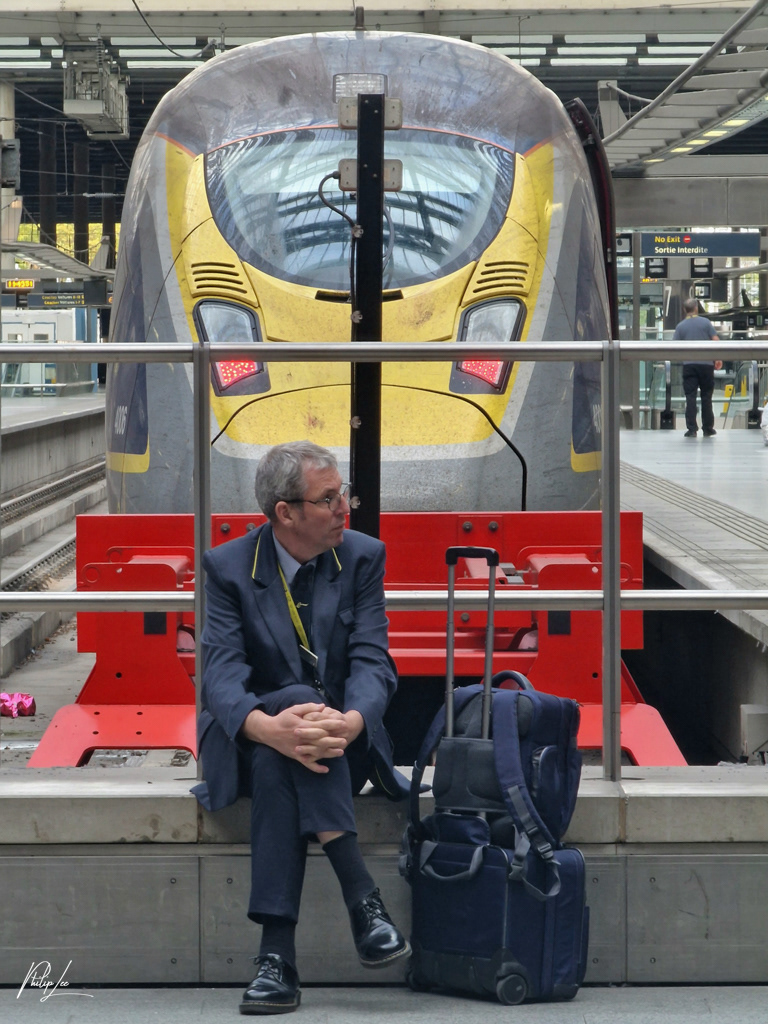 Is the train angry with it's driver?