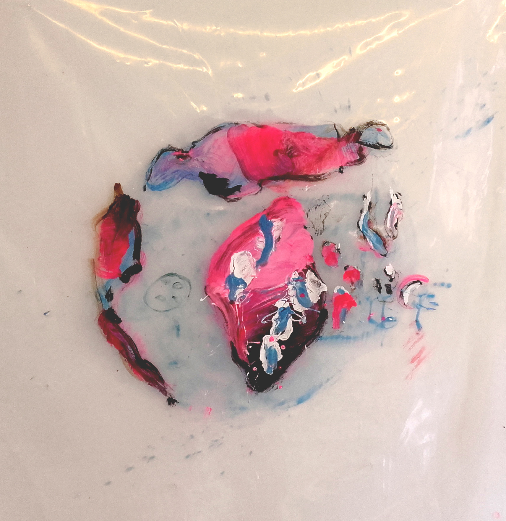 Near World, Acylic on Polyester, 100 cm x 100 cm, Japan 2016