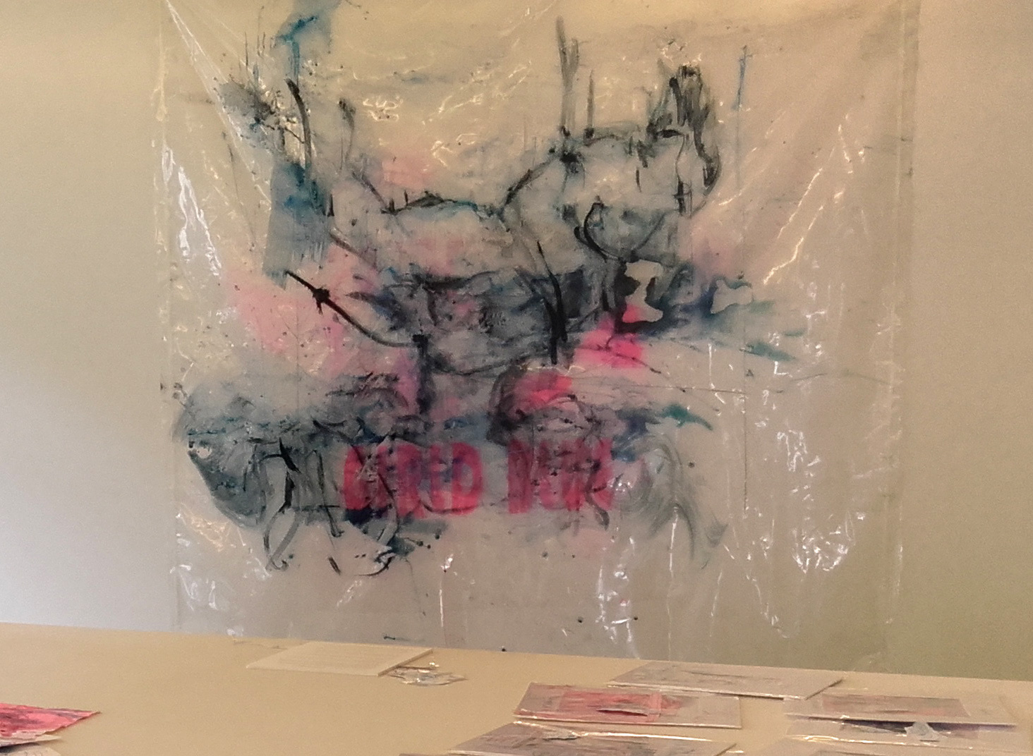 Untitled (Selfgendered Identity), Acylic on Polyester, 200 cm x 200 cm, Japan 2016