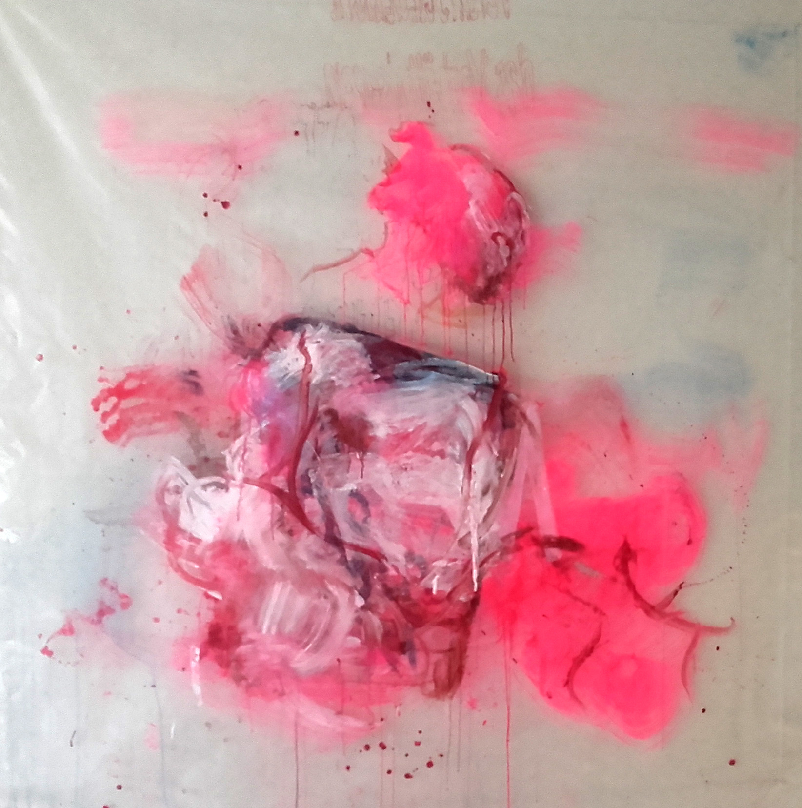 Untitled (Selfgendered Identity), Acylic on Polyester, 200 cm x 200 cm, Japan 2016