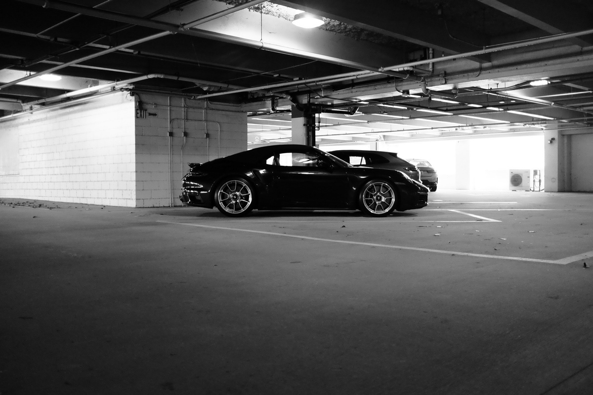 Porsche 911 Turbo in a Garage