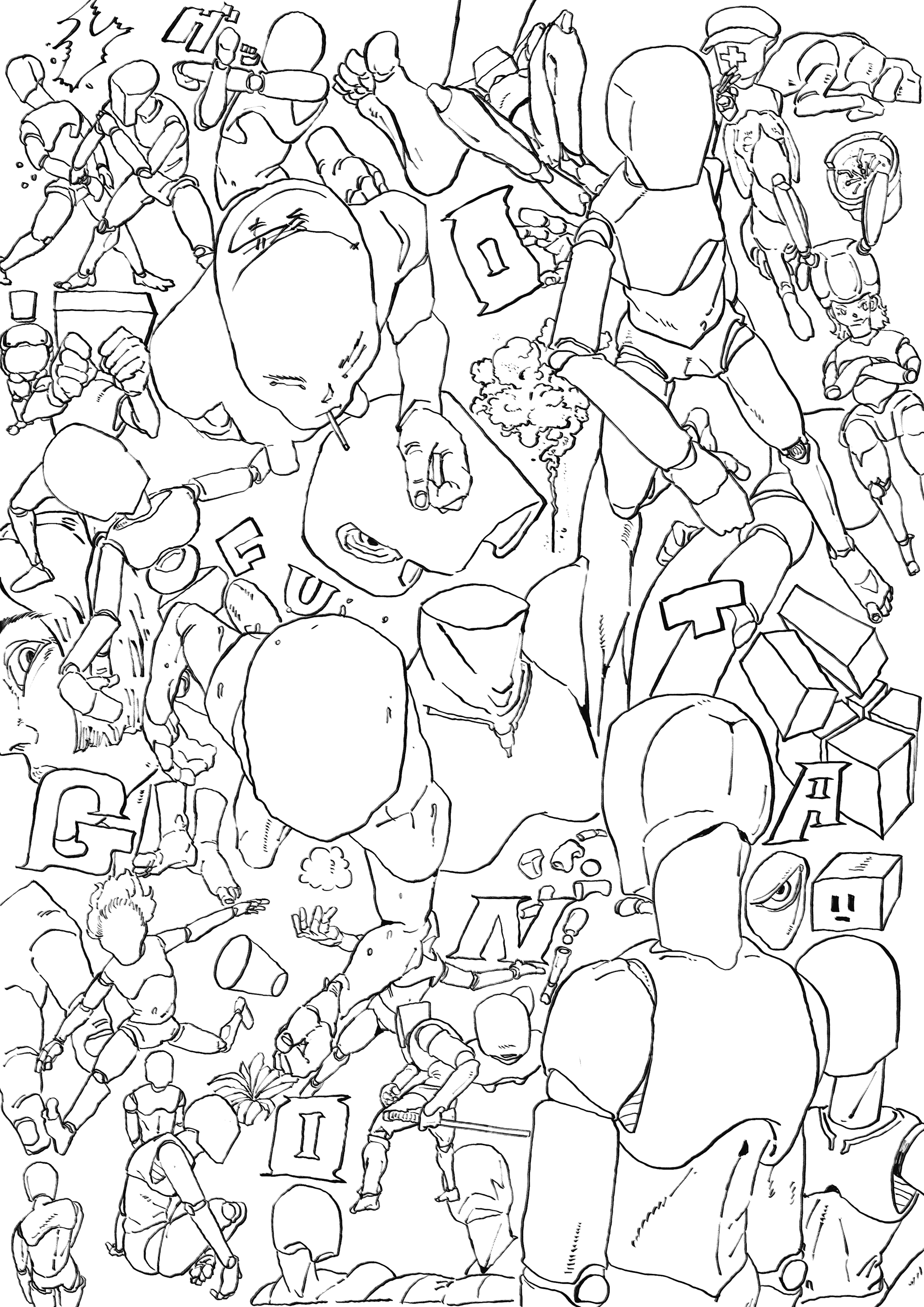 Clip Studio Paint　制作時間：2時間