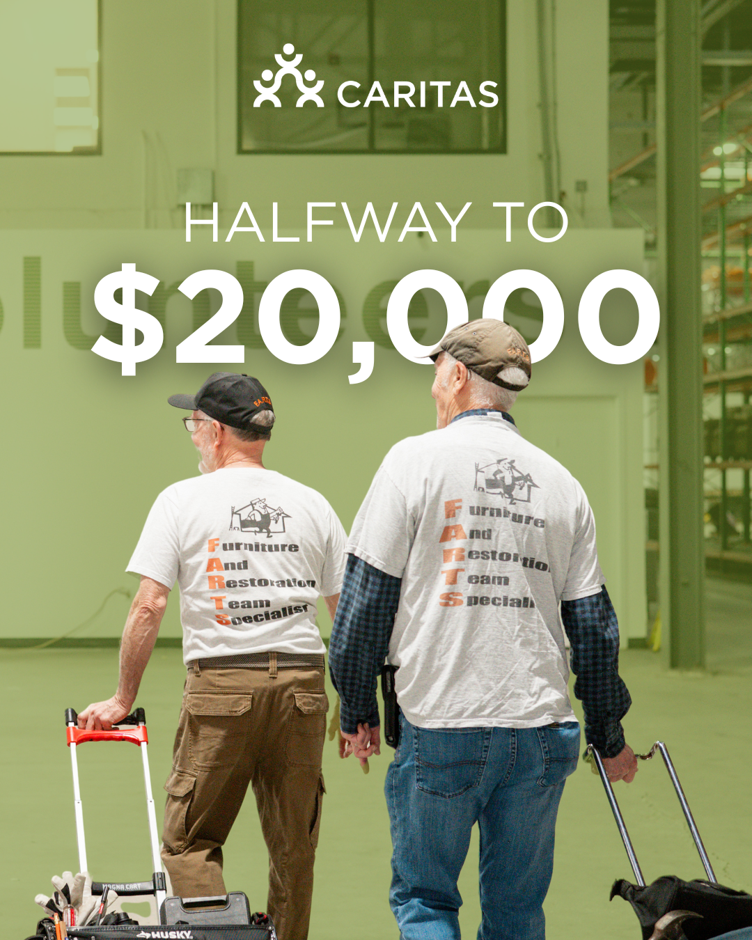 🎁 $20,000 Challenge Alert!  Thanks to the generosity of a CARITAS donor, your first-ever gift can make TWICE the impact.  We’re already halfway there - 10 of the 20 new donors have stepped up! That means 10 more to go! If we welcome 20 new donors in the first 20 days of December, we unlock a $20,000 gift that directly supports our neighbors rebuilding their lives.  If you’ve volunteered, subscribed, followed along, or have been considering your first donation -now is your moment. 💛  Become one of the 20 new donors by clicking the link in bio! ✨  #caritasva #buildinghope #community #richmondva #rvacommunity #rebuilding #recovery