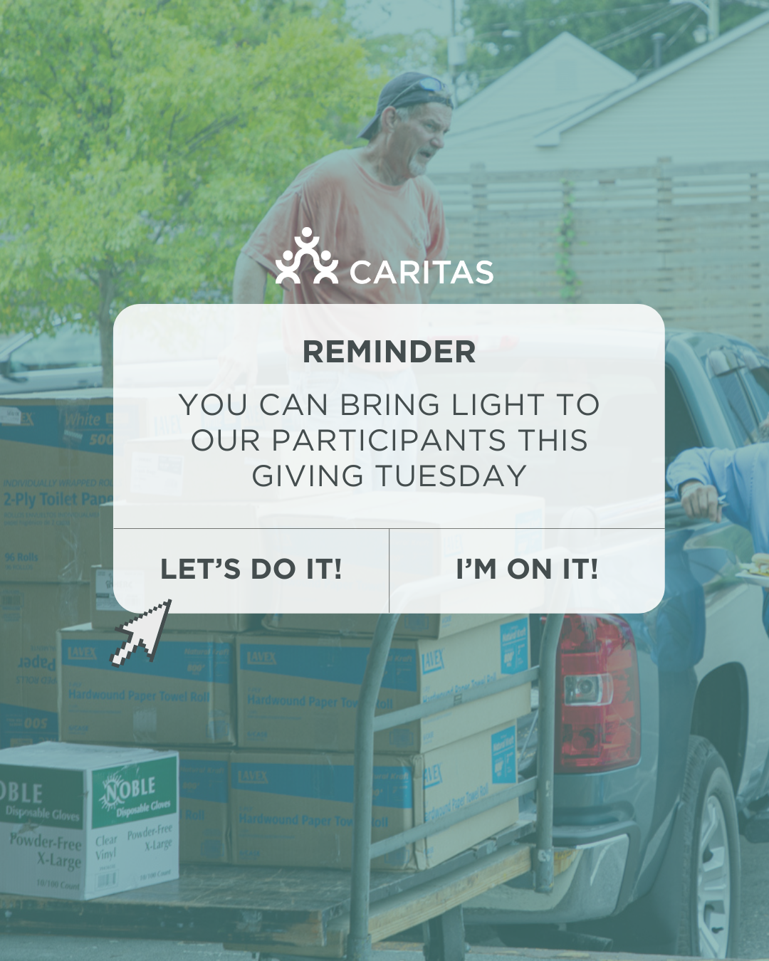 It’s not too late to spread light to our participants this #givingtuesday! 💙✨  Your gift - big or small - helps provide comfort, stability, and hope to neighbors rebuilding their lives.  Shop our Amazon wishlist or give directly to support our programs and provide essential needs this season.  Link in bio to give today!  #givingtuesday #caritasva #rva #holidaygiving #giveback #spreadlight #seasonofgiving #richmond