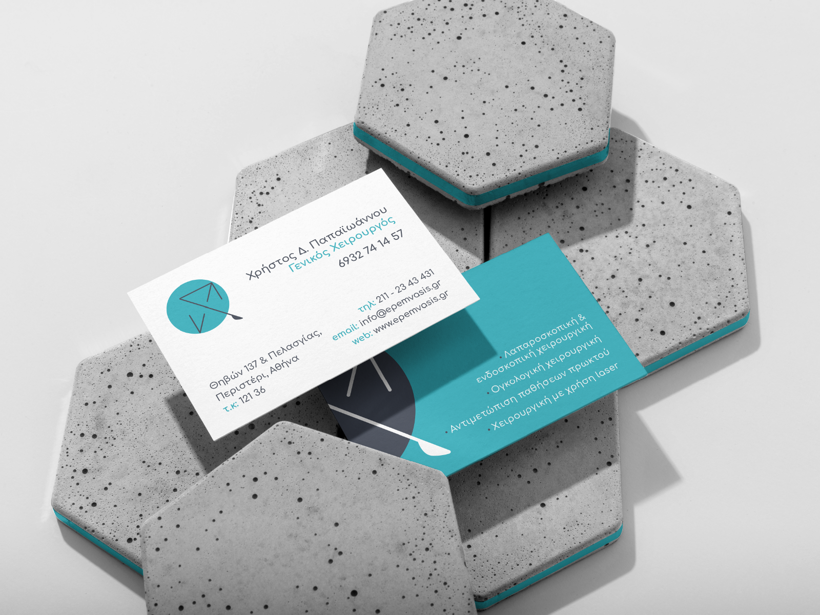 General Surgeon Business Cards Design