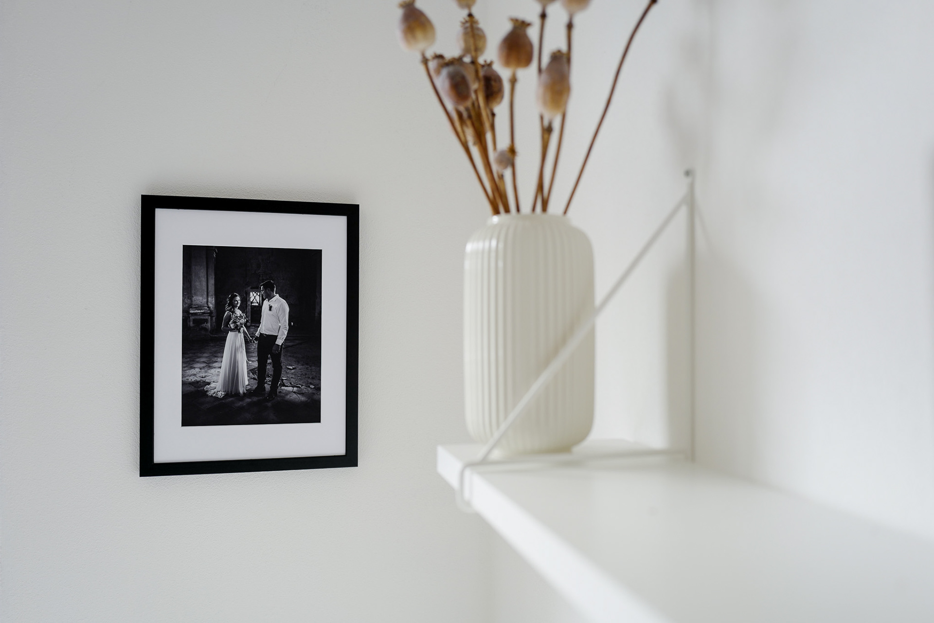 foto s paspartou v rámu