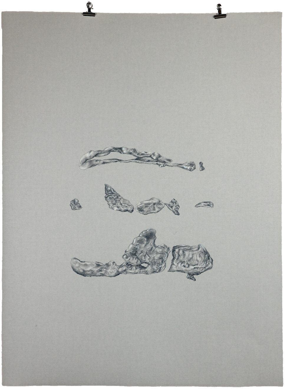 Pla 4, 2021, Graphit, Buntstift auf Papier, 64 x 48 cm