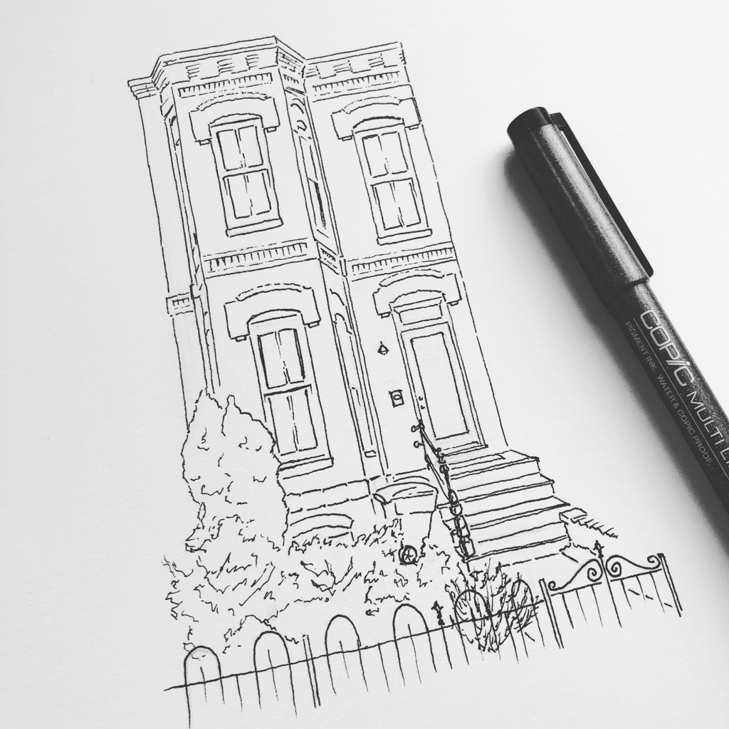 Pen drawing