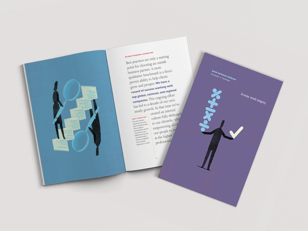 Layout of booklet
