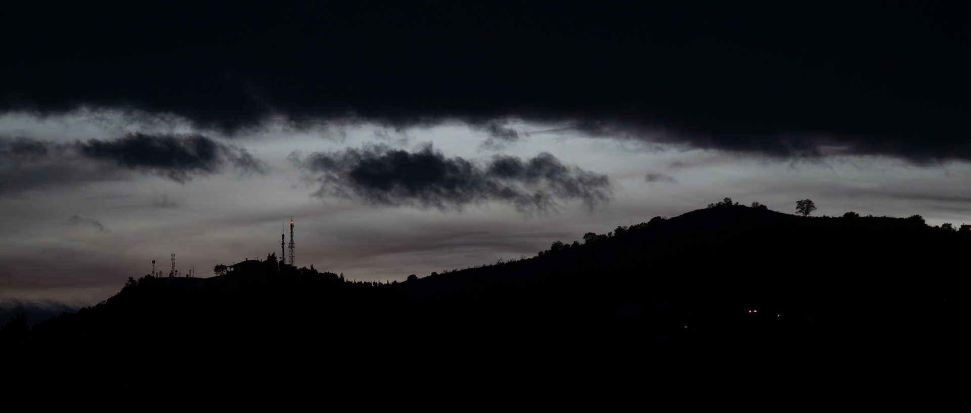Nerja skyline after a storm